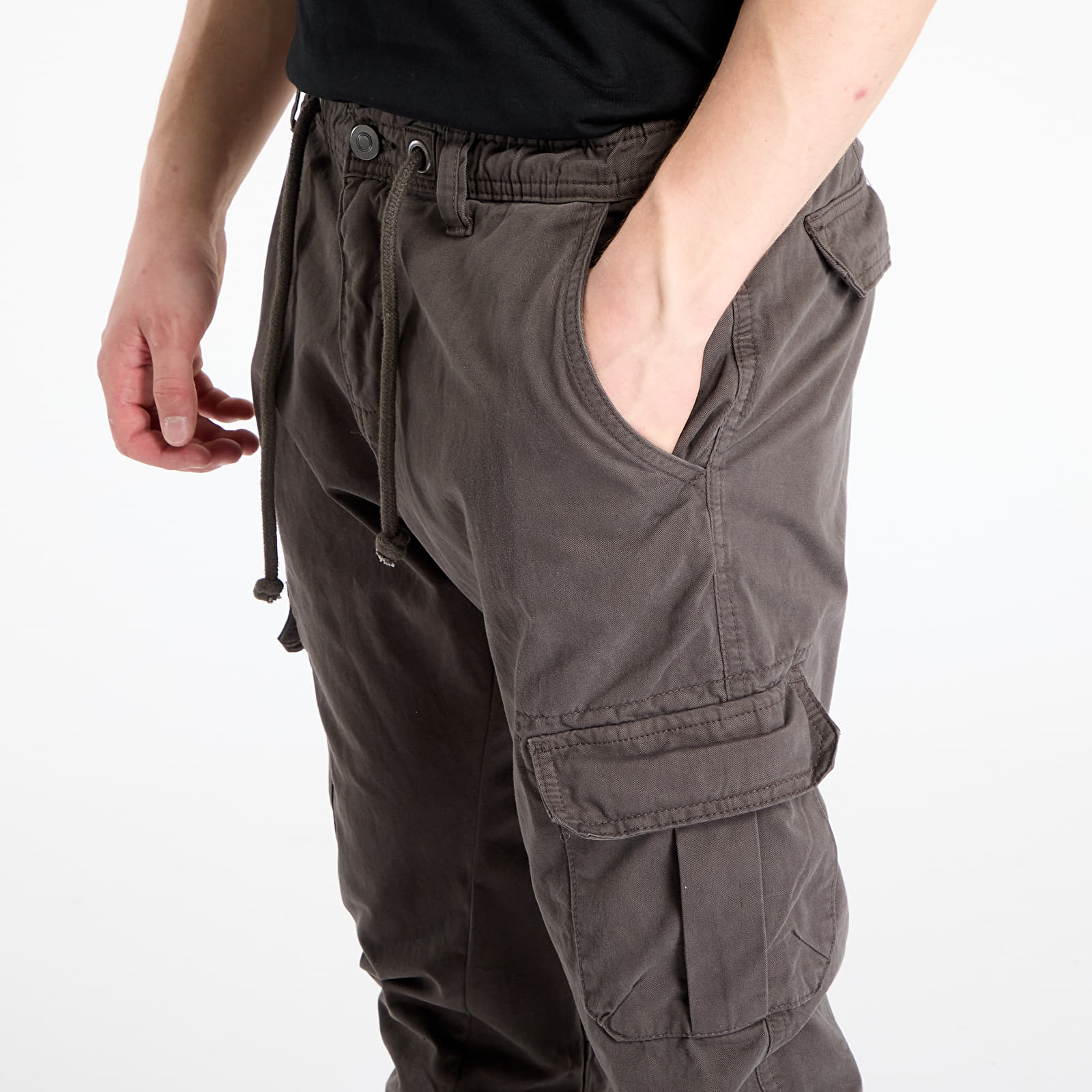 Cargo hlače Urban Classics Cargo Jogging Pants Grey