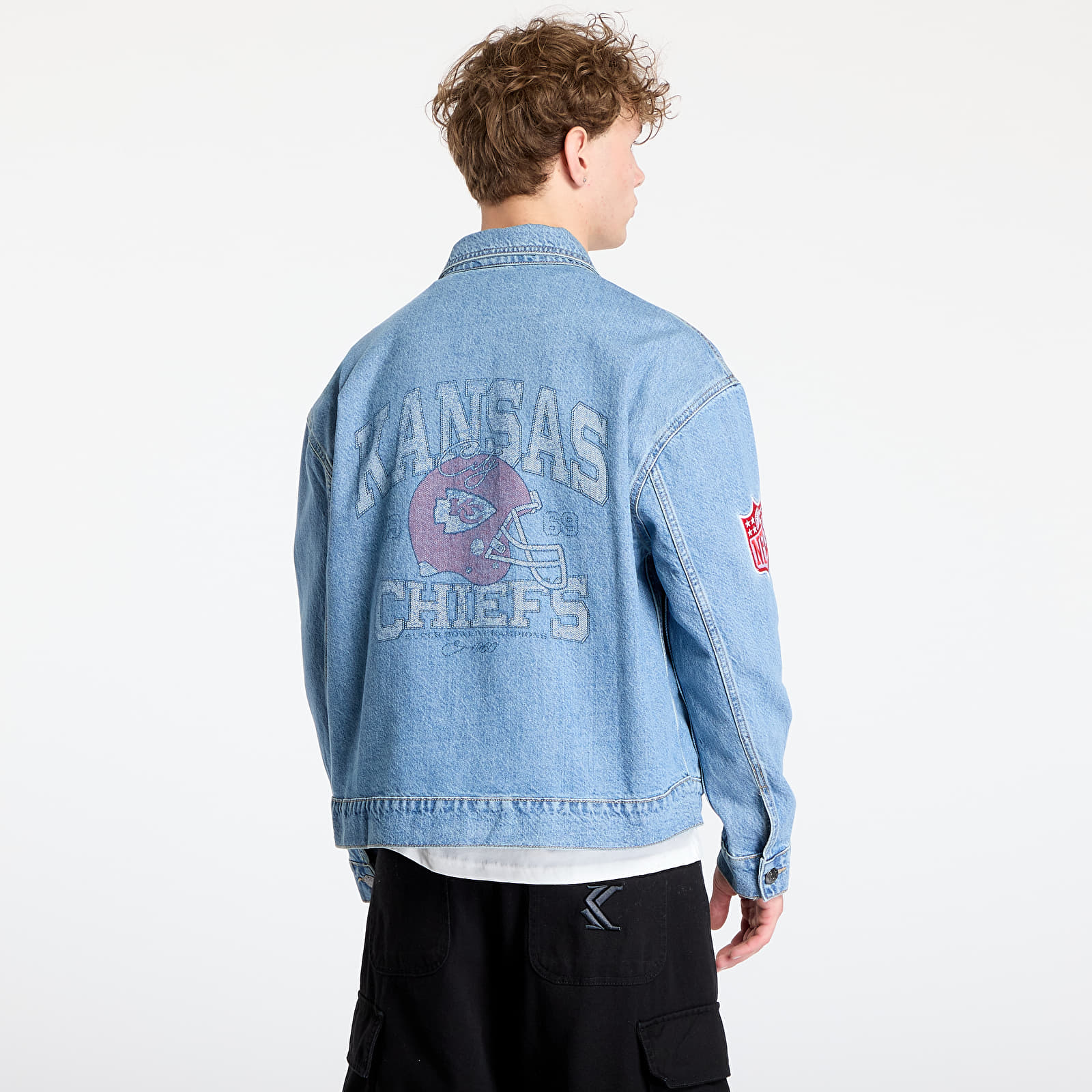 Meeste jakid New Era Kansas City Chiefs Denim Jacket UNISEX Rdm