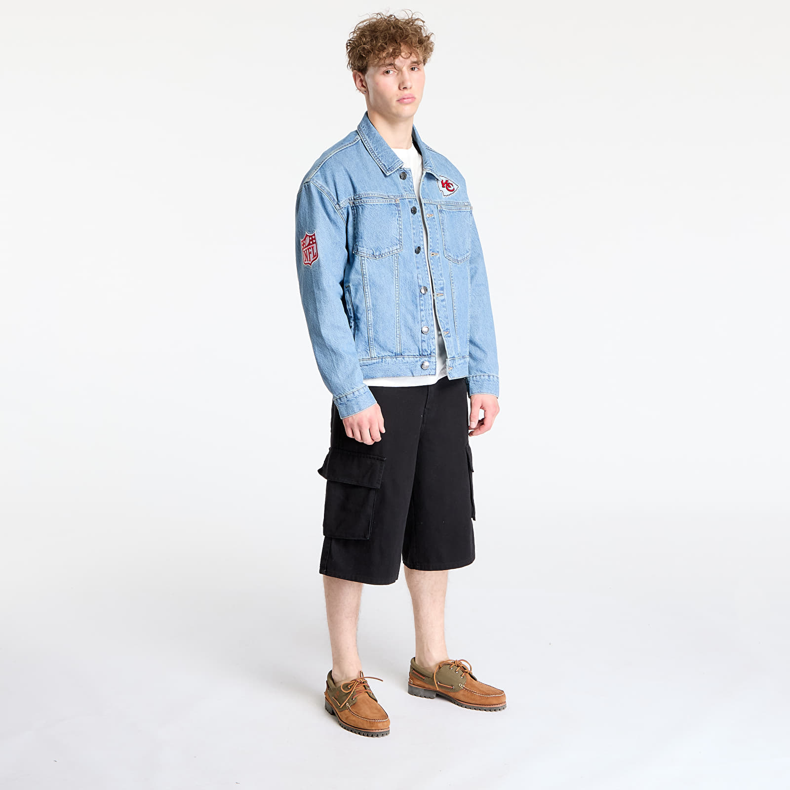 Meeste jakid New Era Kansas City Chiefs Denim Jacket UNISEX Rdm