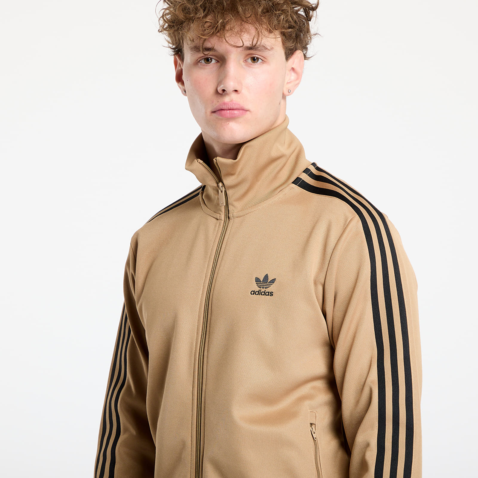 Meeste kampsunid adidas Adicolor Classics Beckenbauer Track Top Cardboard/ Black