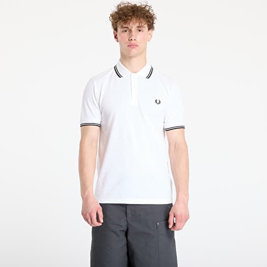 Majica FRED PERRY Twin Tipped Short Sleeve Tee White