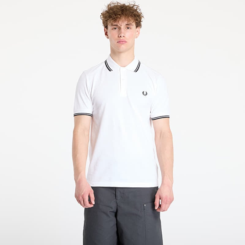 T-shirt FRED PERRY Twin Tipped Short Sleeve Tee White