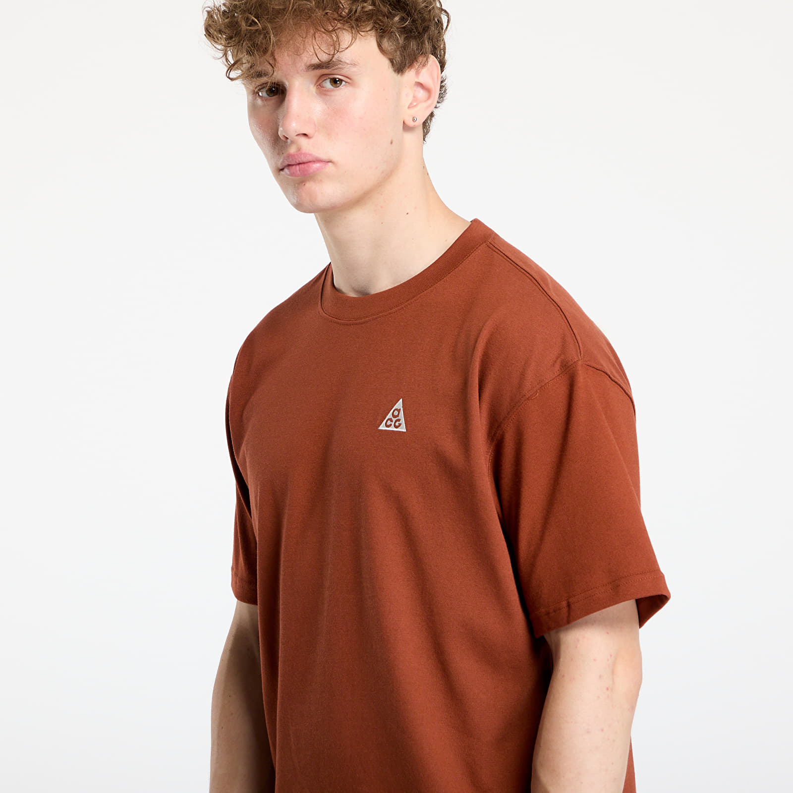 T-Shirts Männer Nike ACG Men's Max90 T-Shirt Cinnamon/ Picante Red