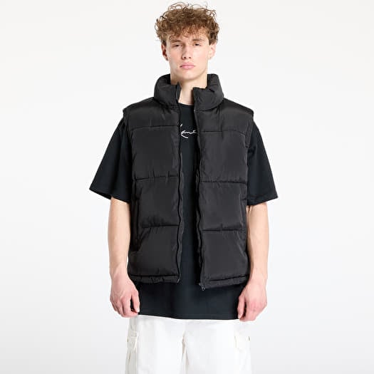 Urban Classics Block Puffer Vest Black