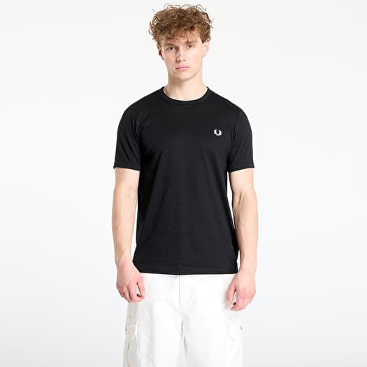Camiseta FRED PERRY Ringer Tee Black