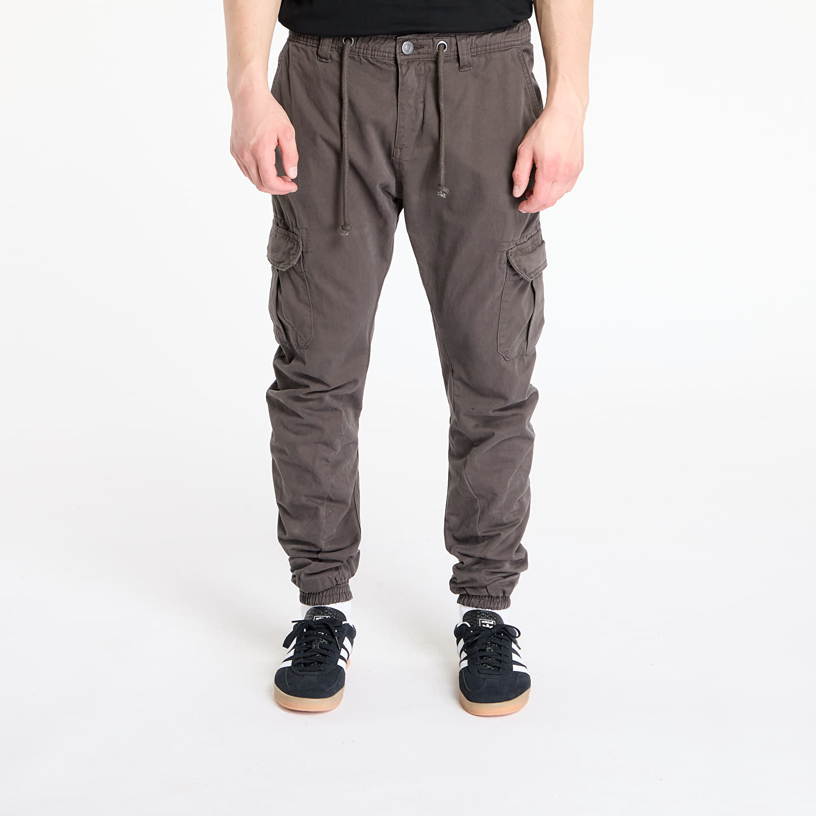 Cargo hlače Urban Classics Cargo Jogging Pants Grey