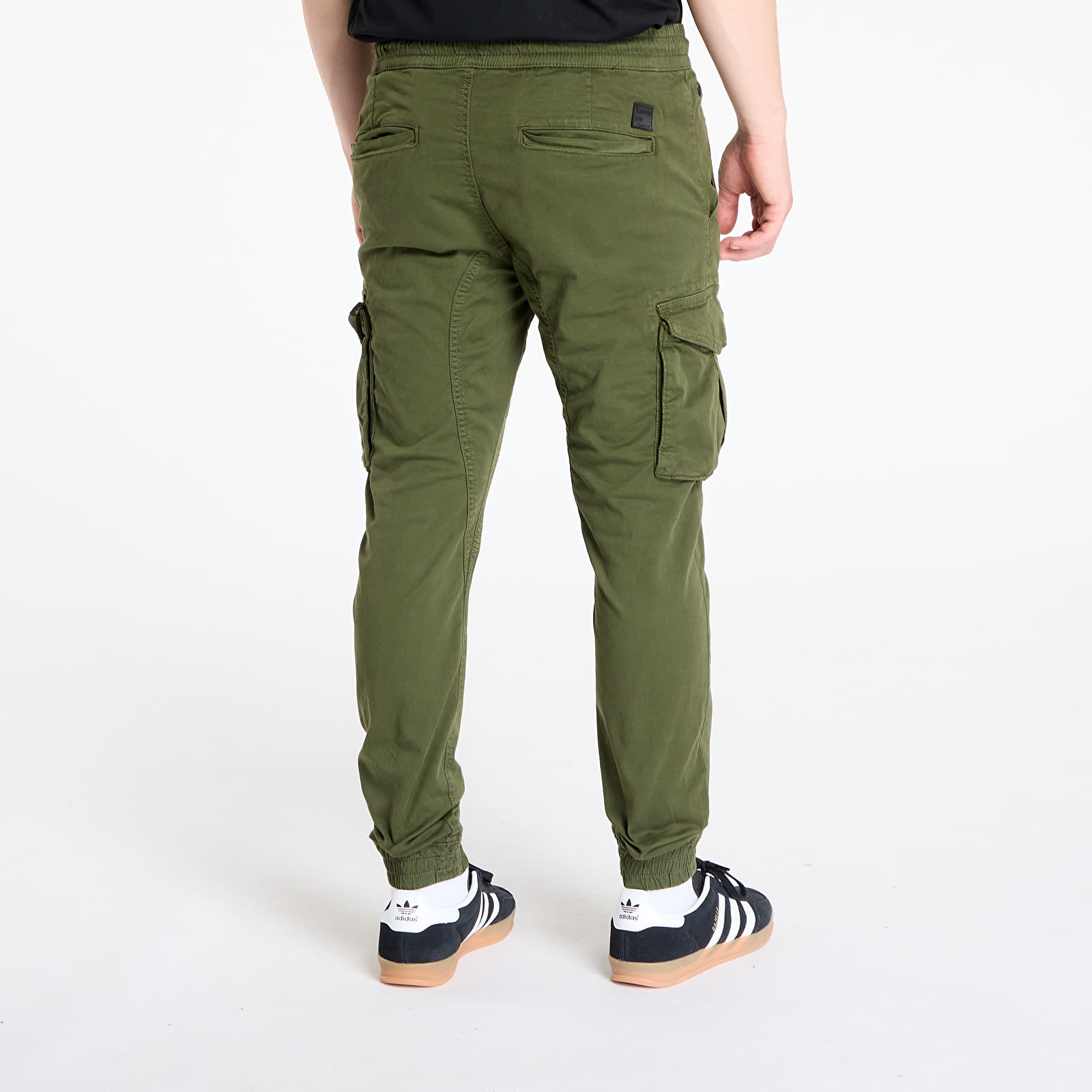 Püksid Alpha Industries Cotton Twill Jogger Dark Olive