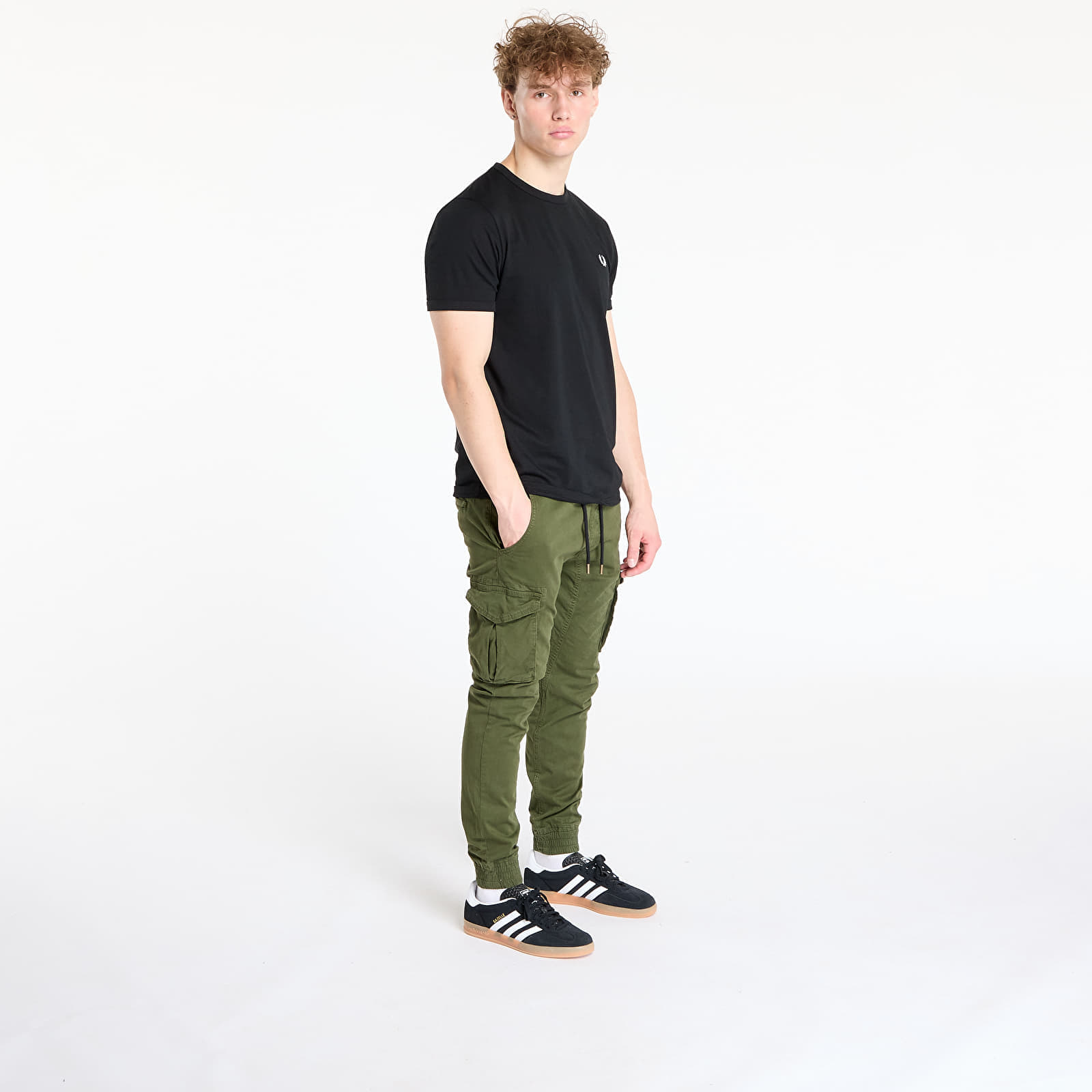 Παντελόνια Alpha Industries Cotton Twill Jogger Dark Olive M