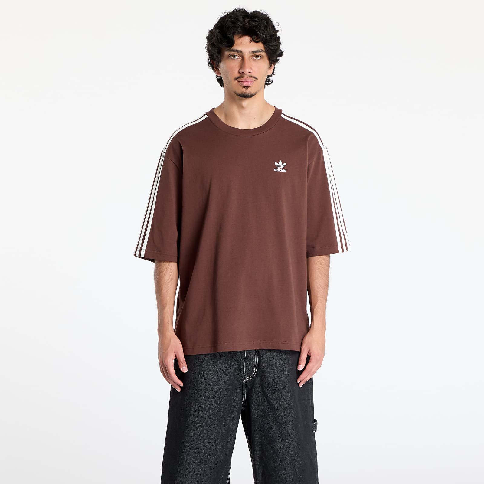 Μπλουζάκι adidas Adicolor Oversized T-Shirt Auburn/ Off White S