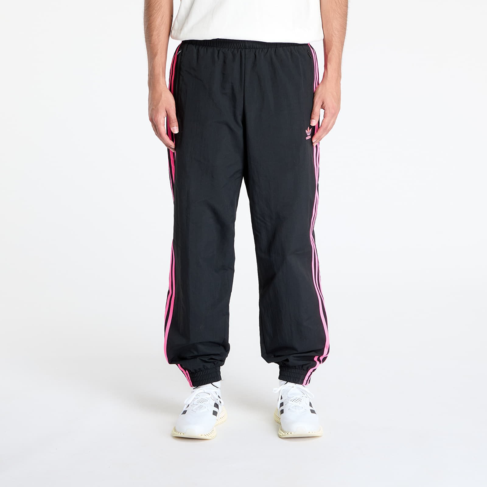 Παντελόνια adidas Adicolor Woven Firebird Track Tracksuit Bottoms Black/ Lucid Pink XXL