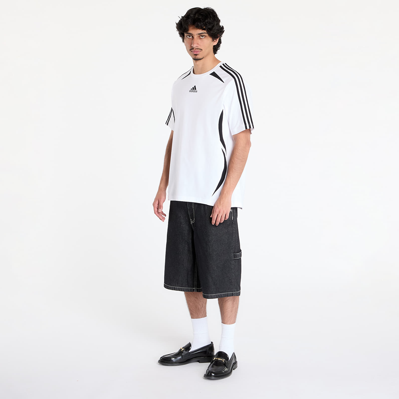 Camisetas hombre adidas Teamgeist Cotton T-Shirt White