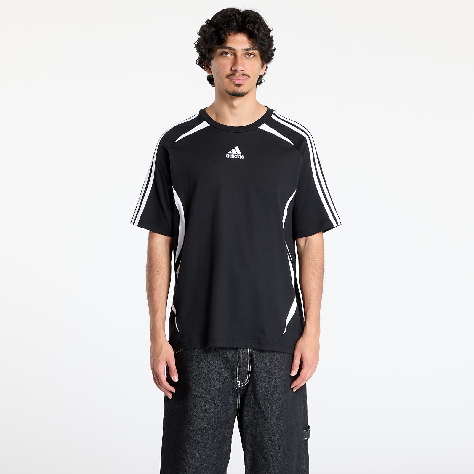 Men's T-shirts adidas Teamgeist Cotton T-Shirt Black