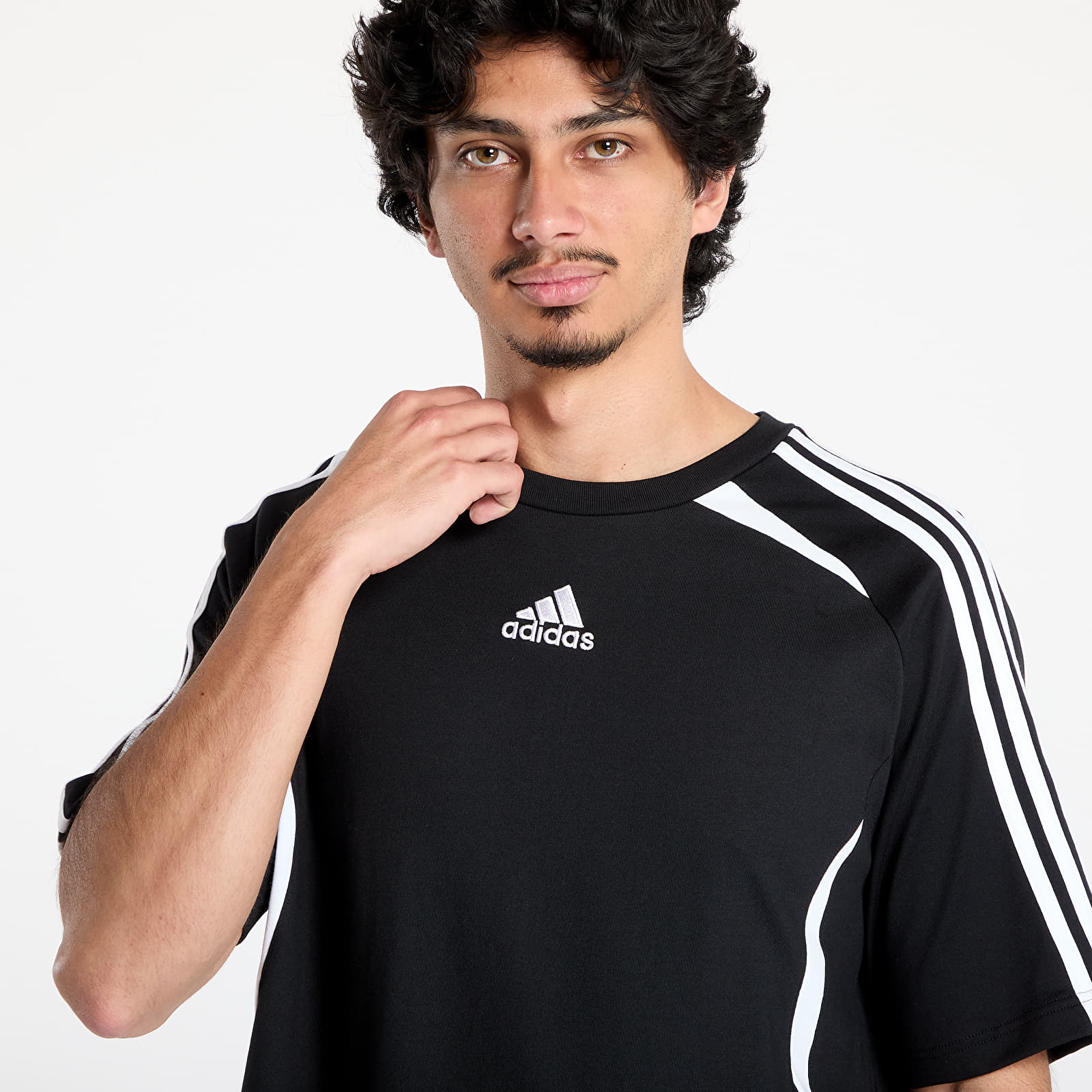 Men's T-shirts adidas Teamgeist Cotton T-Shirt Black