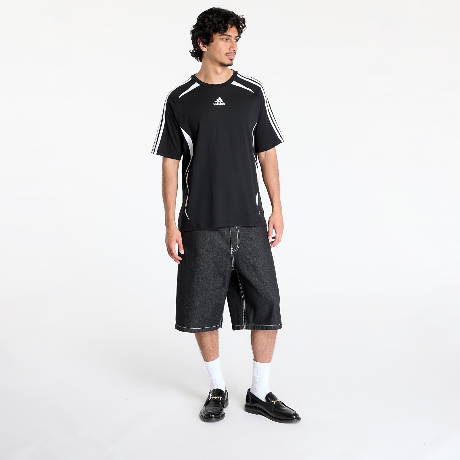 Men's T-shirts adidas Teamgeist Cotton T-Shirt Black