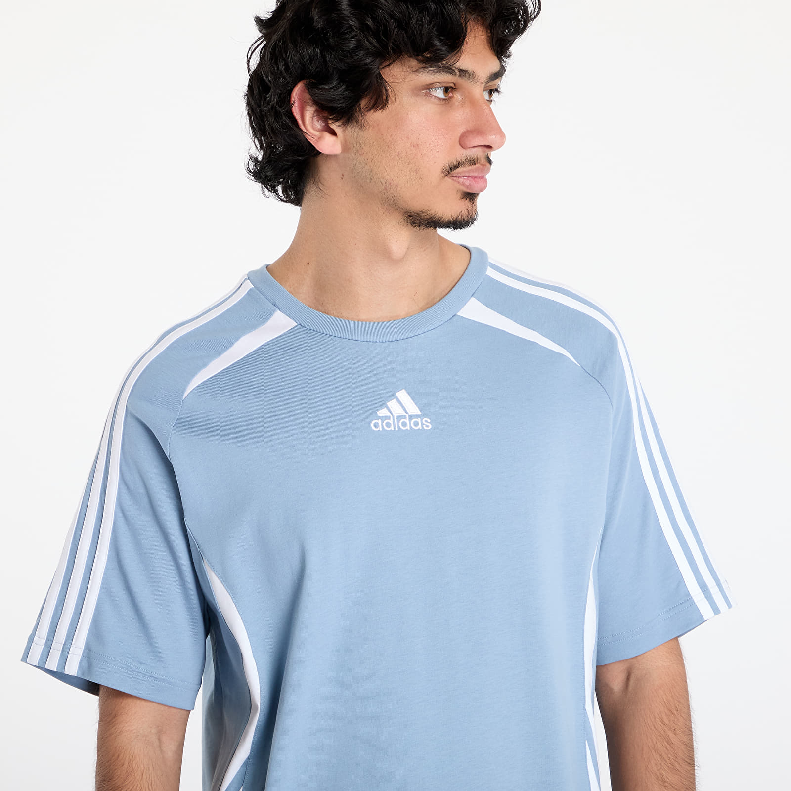 Camisetas hombre adidas Teamgeist Cotton T-Shirt Tactile Blue
