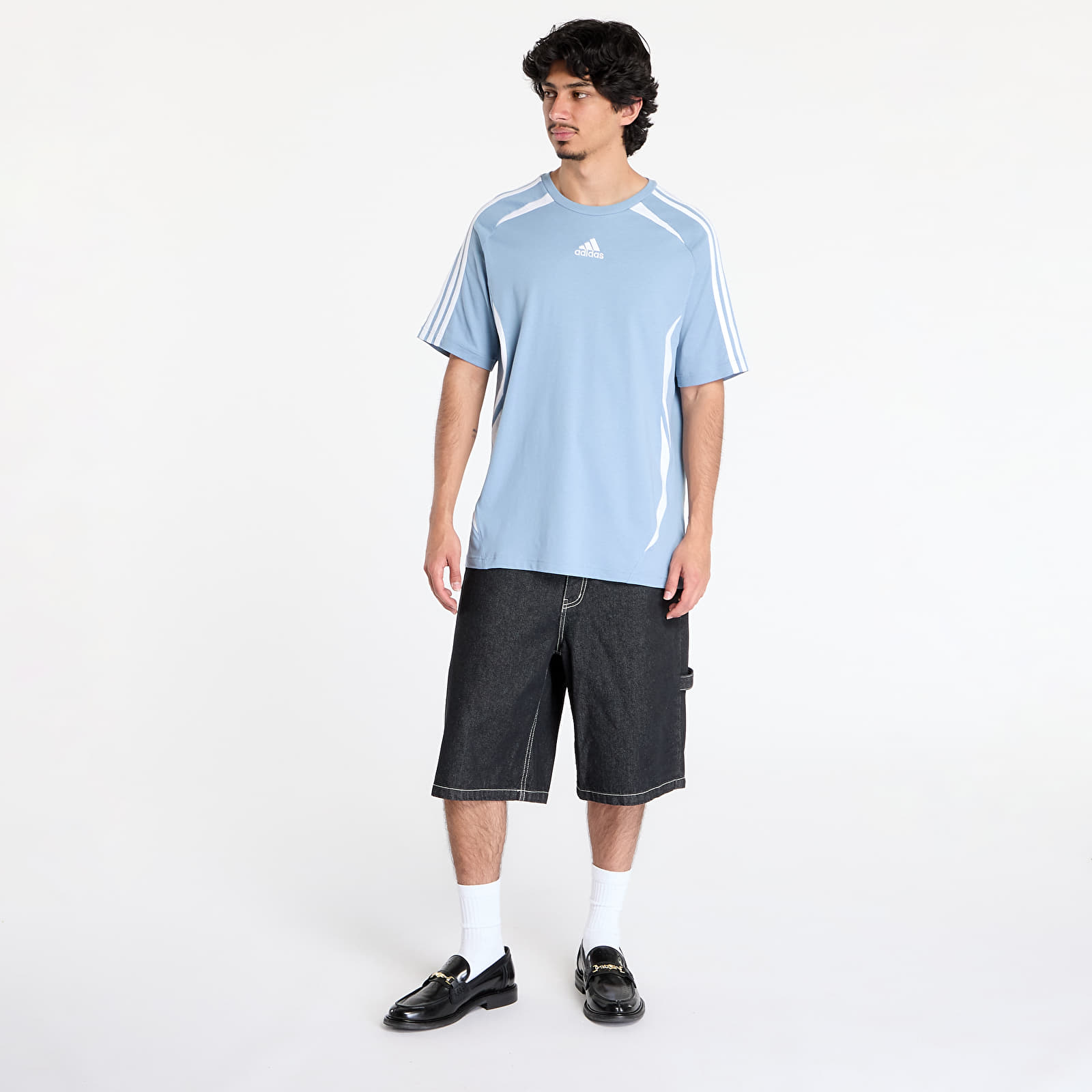 Camisetas hombre adidas Teamgeist Cotton T-Shirt Tactile Blue