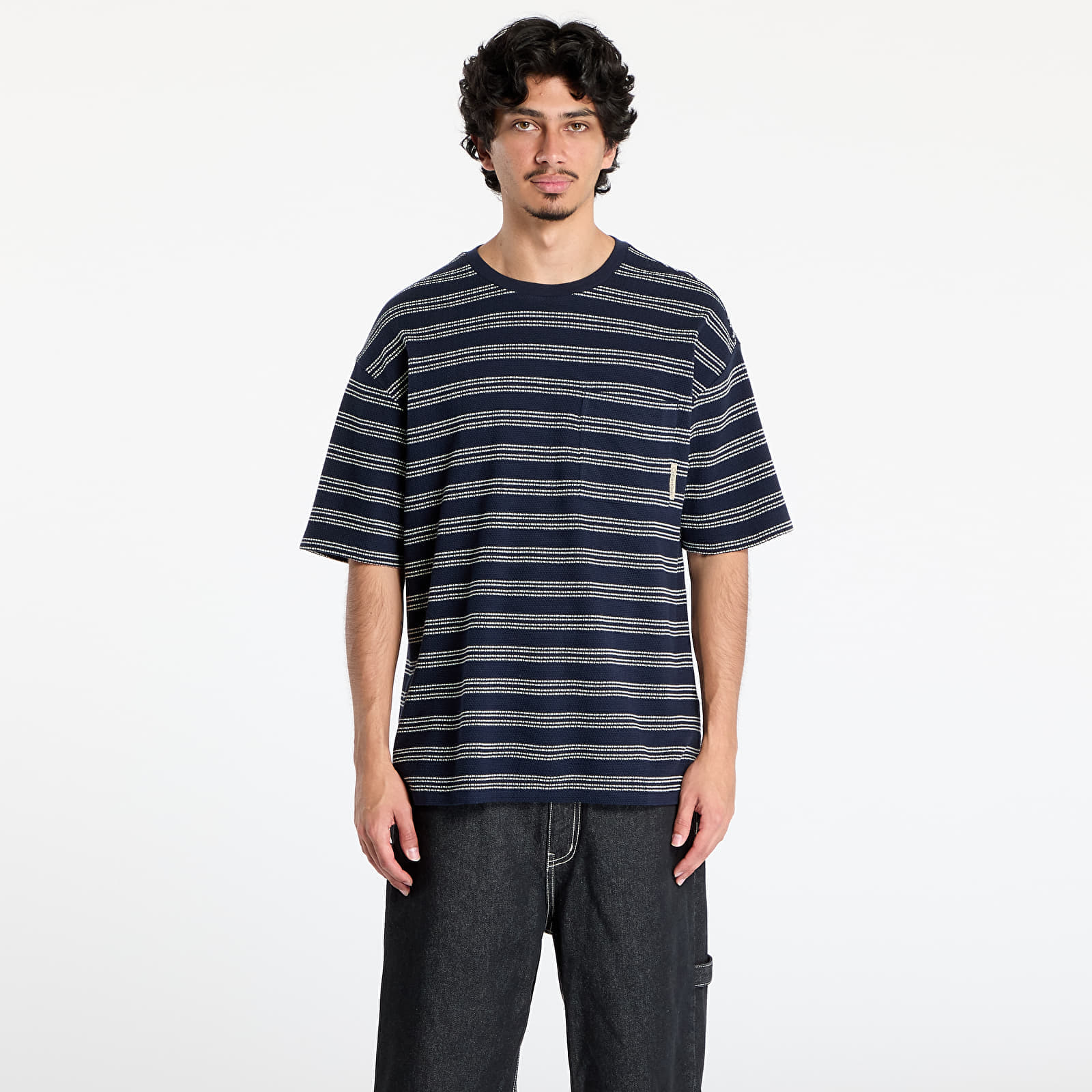 T-shirt Calvin Klein Jeans Short Sleeve Stripe Relaxed Tee Night Sky S