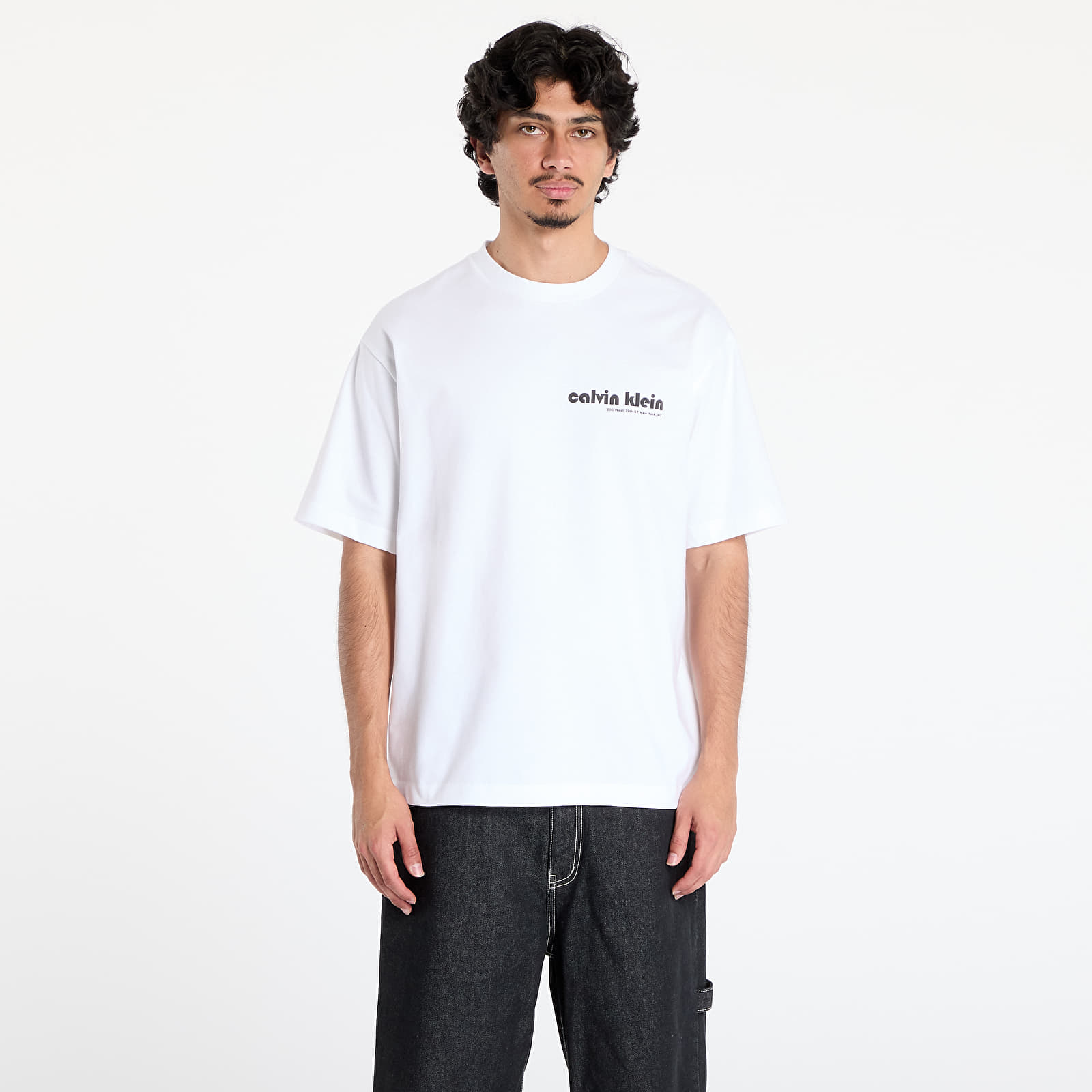 Heren T-shirts Calvin Klein Jeans Short Sleeve Tee Brilliant White