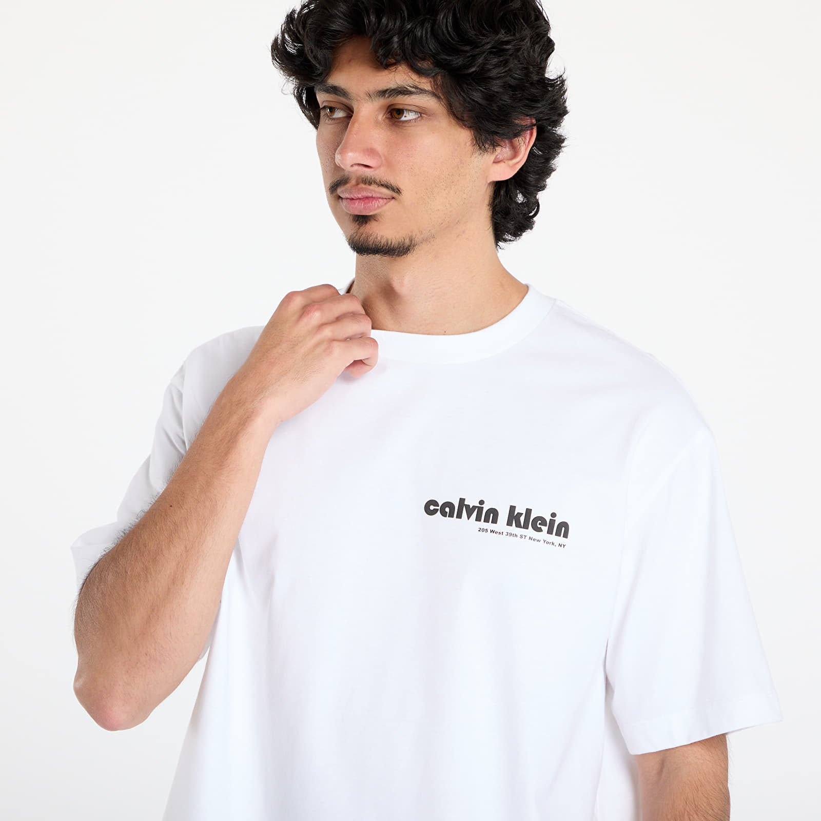 Heren T-shirts Calvin Klein Jeans Short Sleeve Tee Brilliant White
