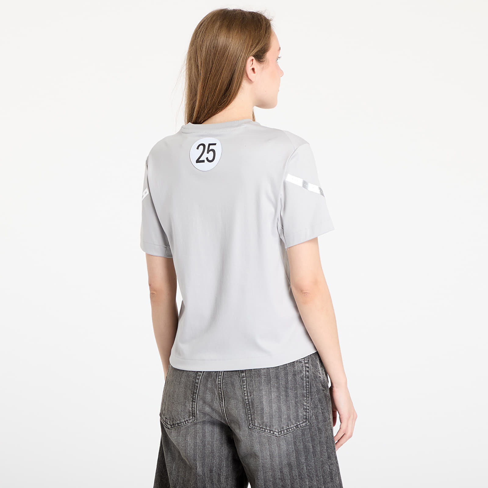 Camisetas de mujer adidas x Mercedes AMG Silver Tee Grey Two