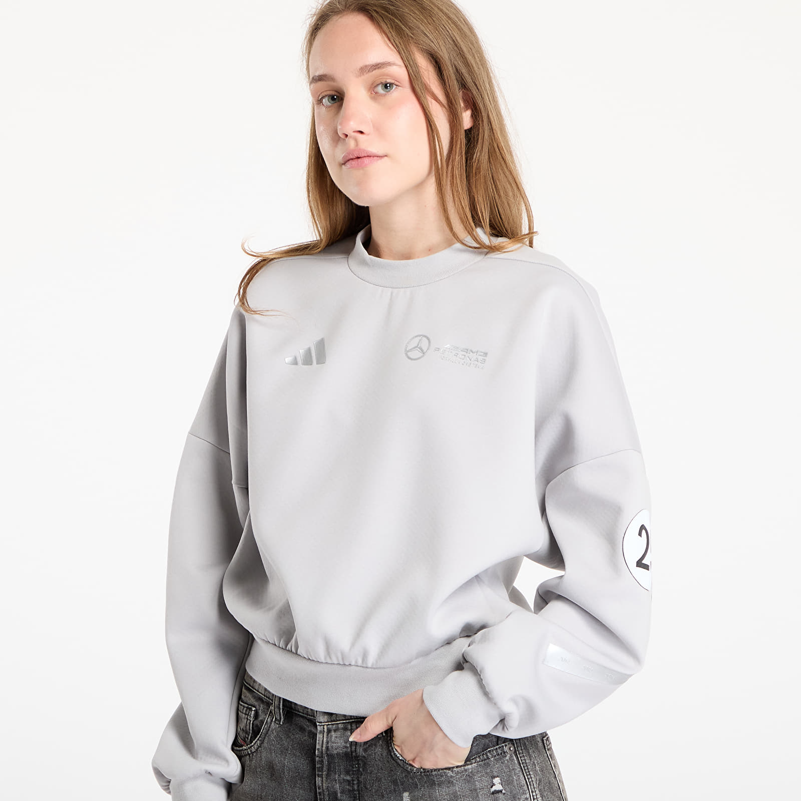 Sudaderas adidas x Mercedes AMG Silver Sweatshirt Grey Two