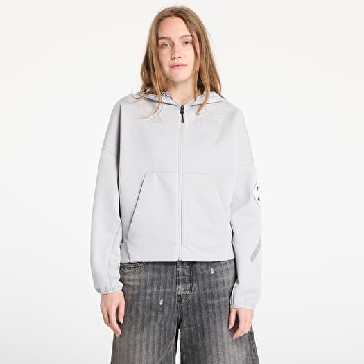 Felpa adidas Mercedes Silver Hoodie Grey Two