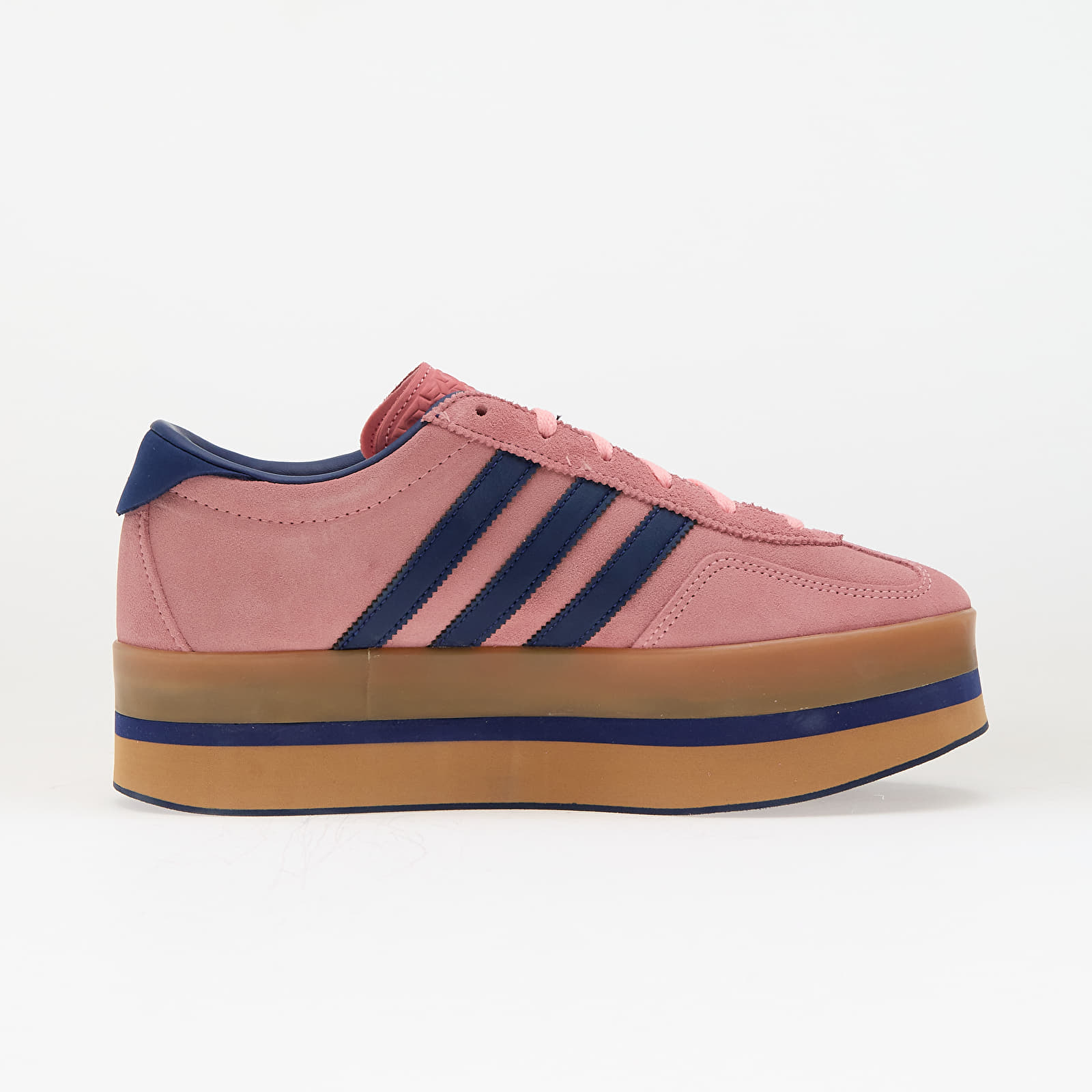 Women's sneakers and shoes adidas Gazelle Stack W Glow Pink/ Victory Blue/ Gum