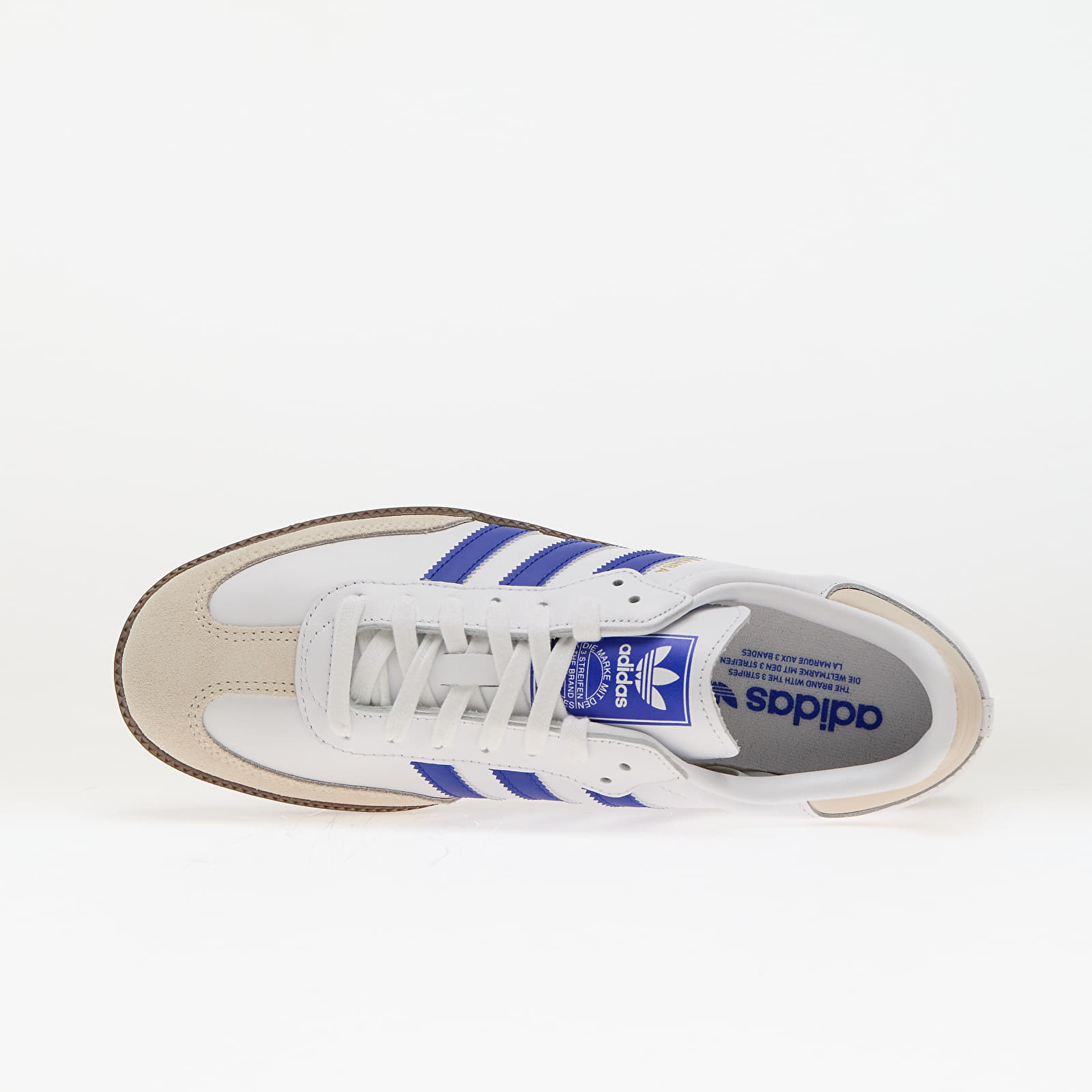Men's sneakers and shoes adidas Samba OG Ftw White/ Lucid Blue/ Gum5