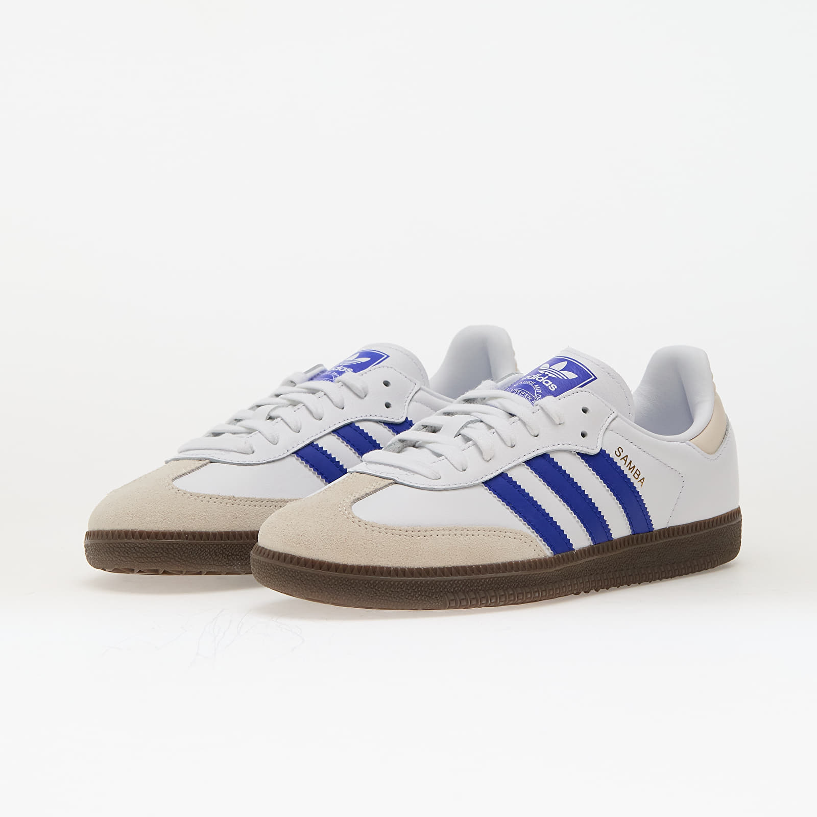 Men's sneakers and shoes adidas Samba OG Ftw White/ Lucid Blue/ Gum5