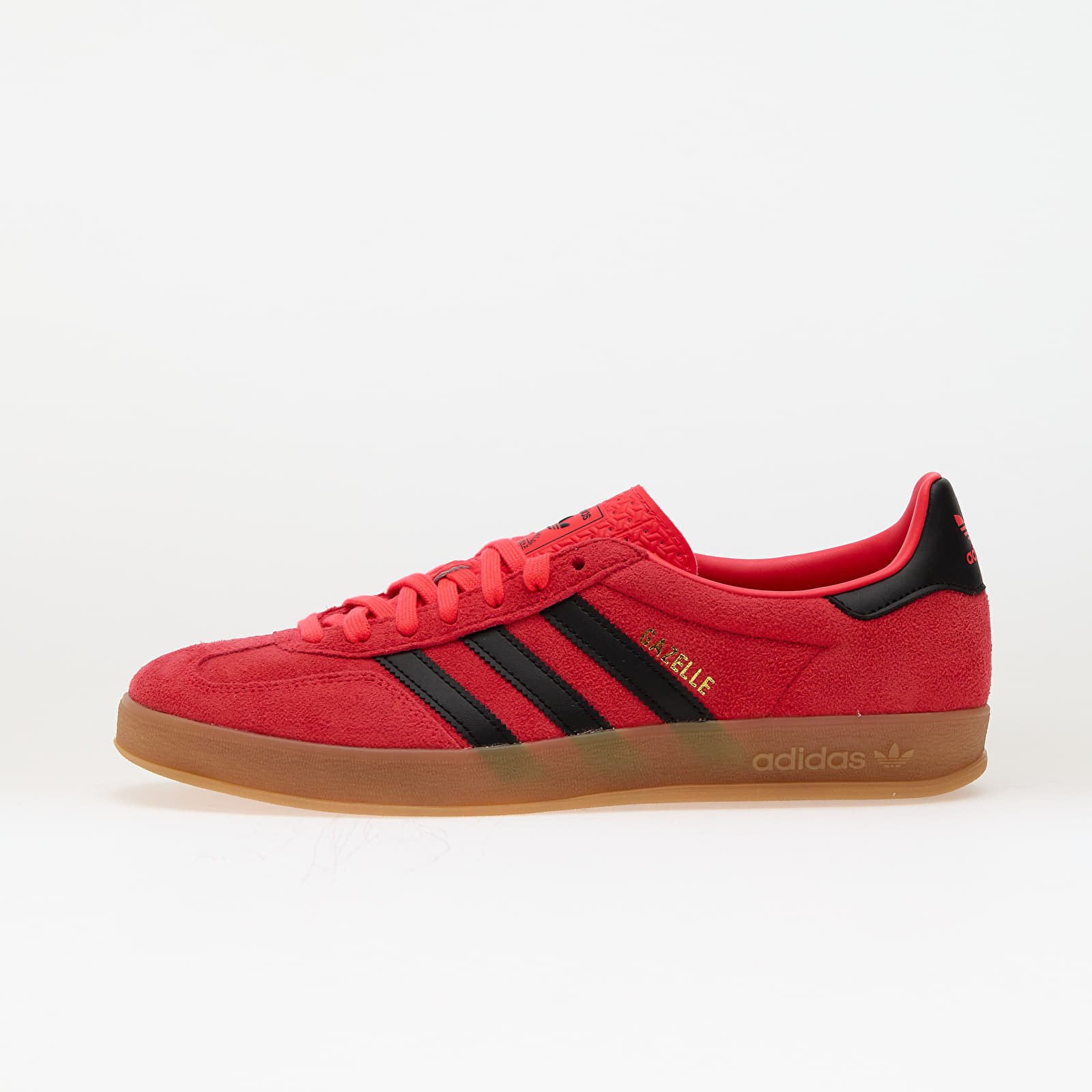 Men's sneakers and shoes adidas Gazelle Indoor Lucid Red/ Core Black/ Gold Metallic