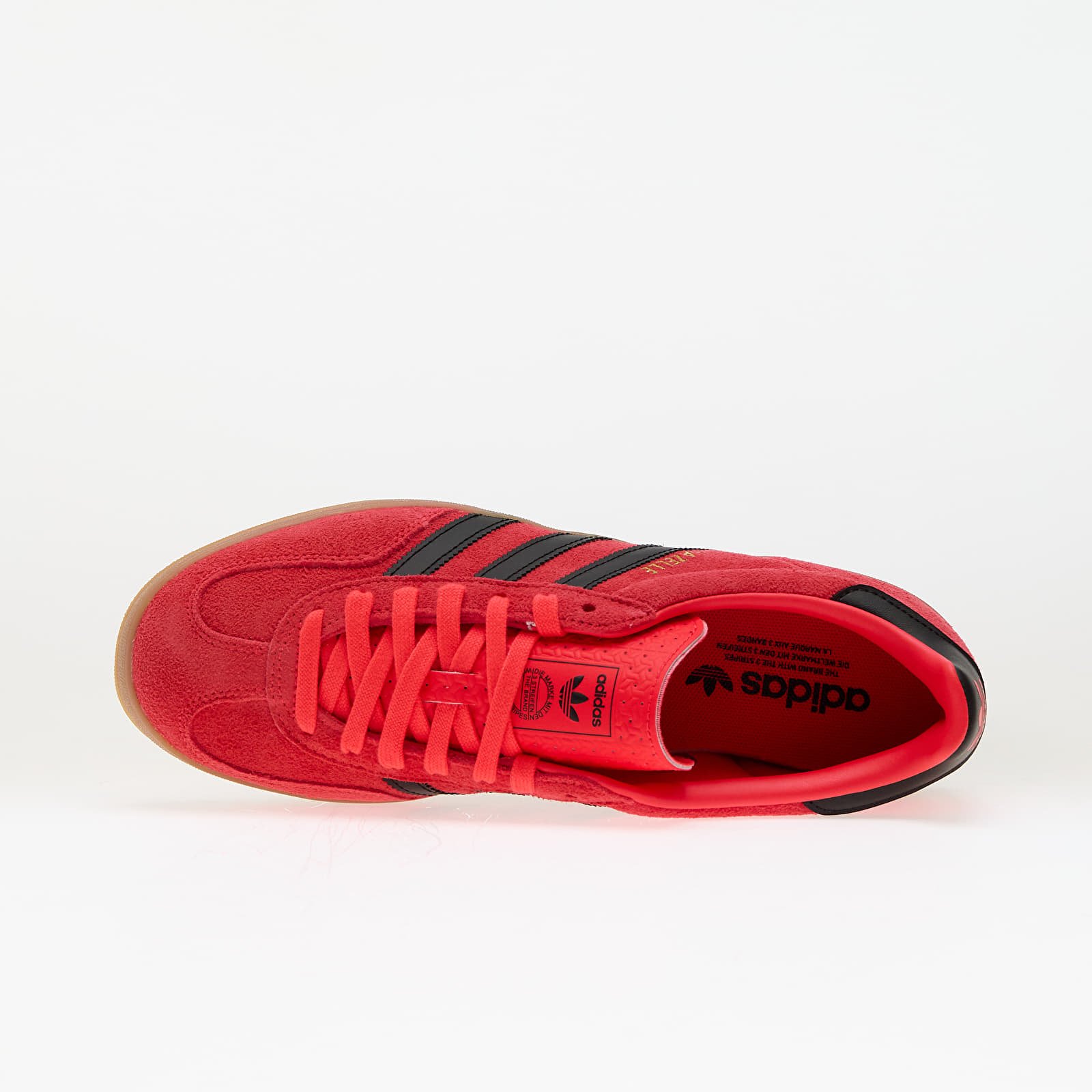 Men's sneakers and shoes adidas Gazelle Indoor Lucid Red/ Core Black/ Gold Metallic