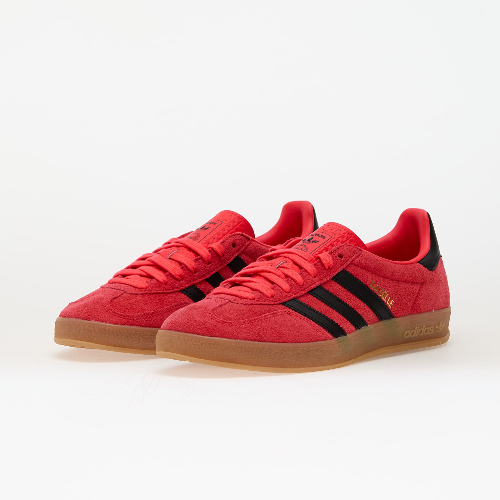 Men's sneakers and shoes adidas Gazelle Indoor Lucid Red/ Core Black/ Gold Metallic