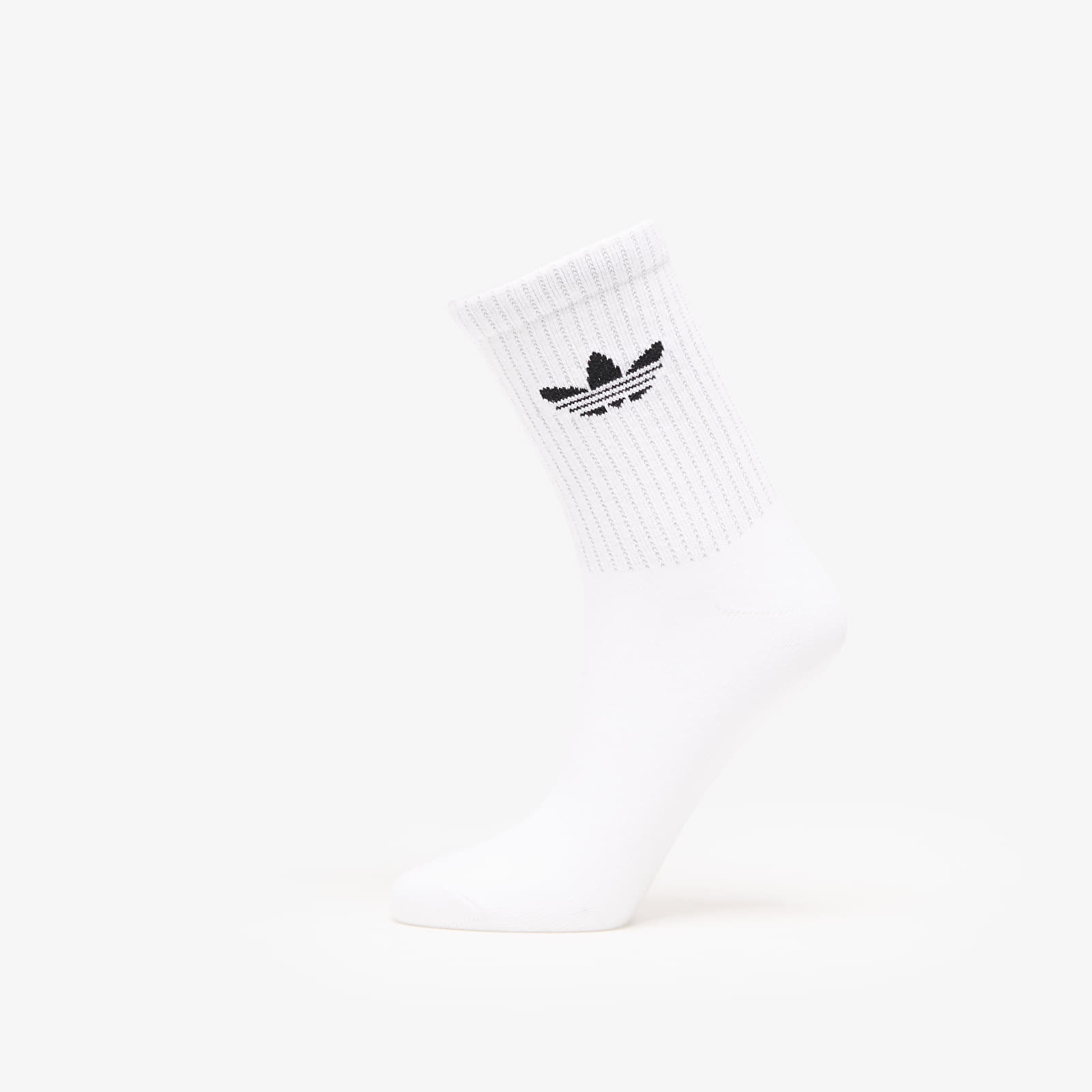 Calcetines para hombre adidas Reflective Crew Socks 2-Pack White/ Reflective Silver