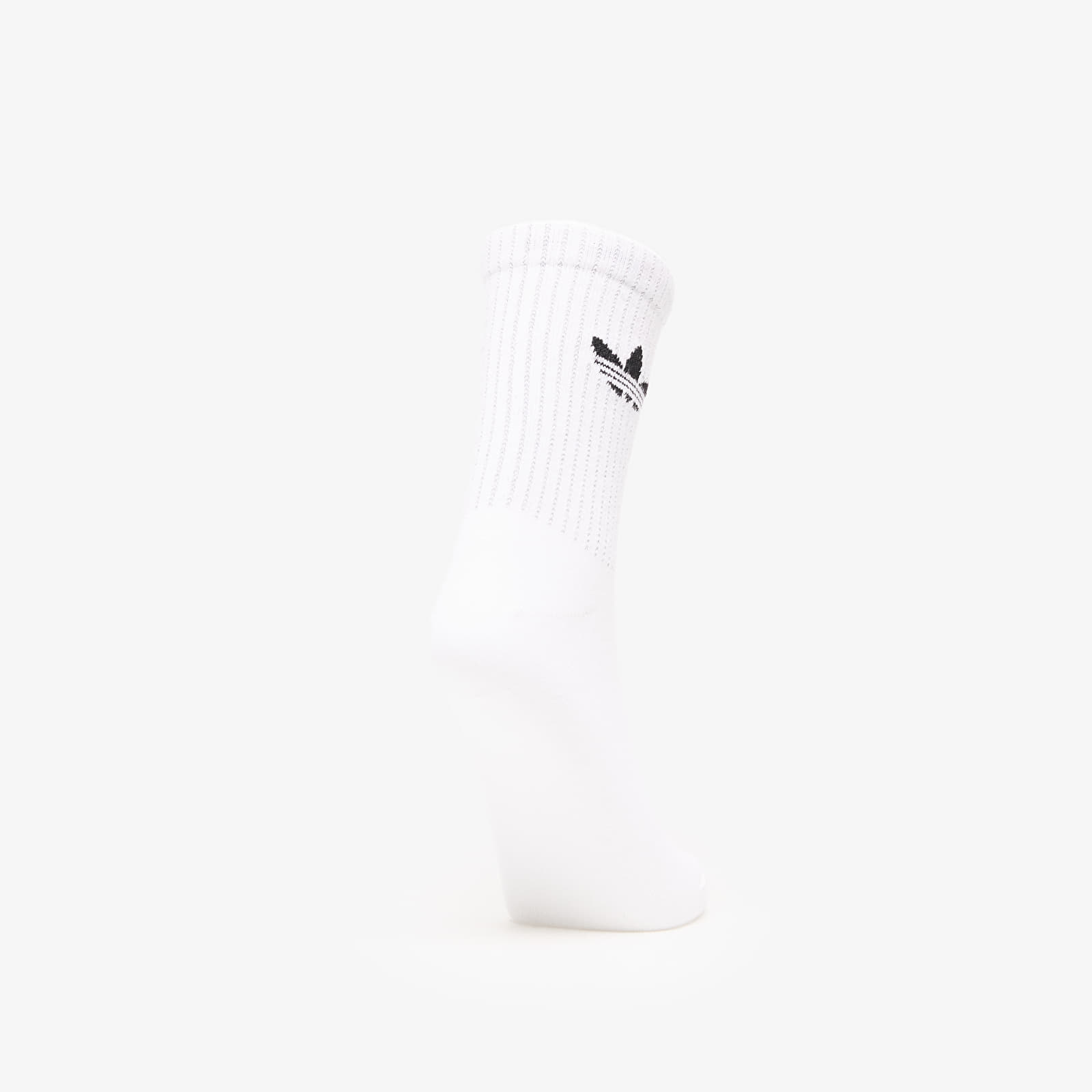 Calcetines para hombre adidas Reflective Crew Socks 2-Pack White/ Reflective Silver