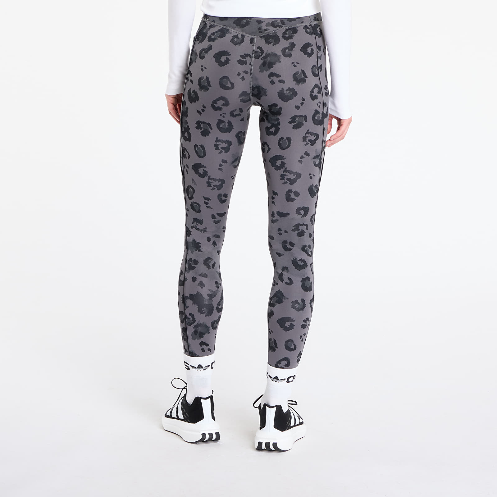 Leggins adidas Optime Essentials Full Length Leggings Print Grey Five