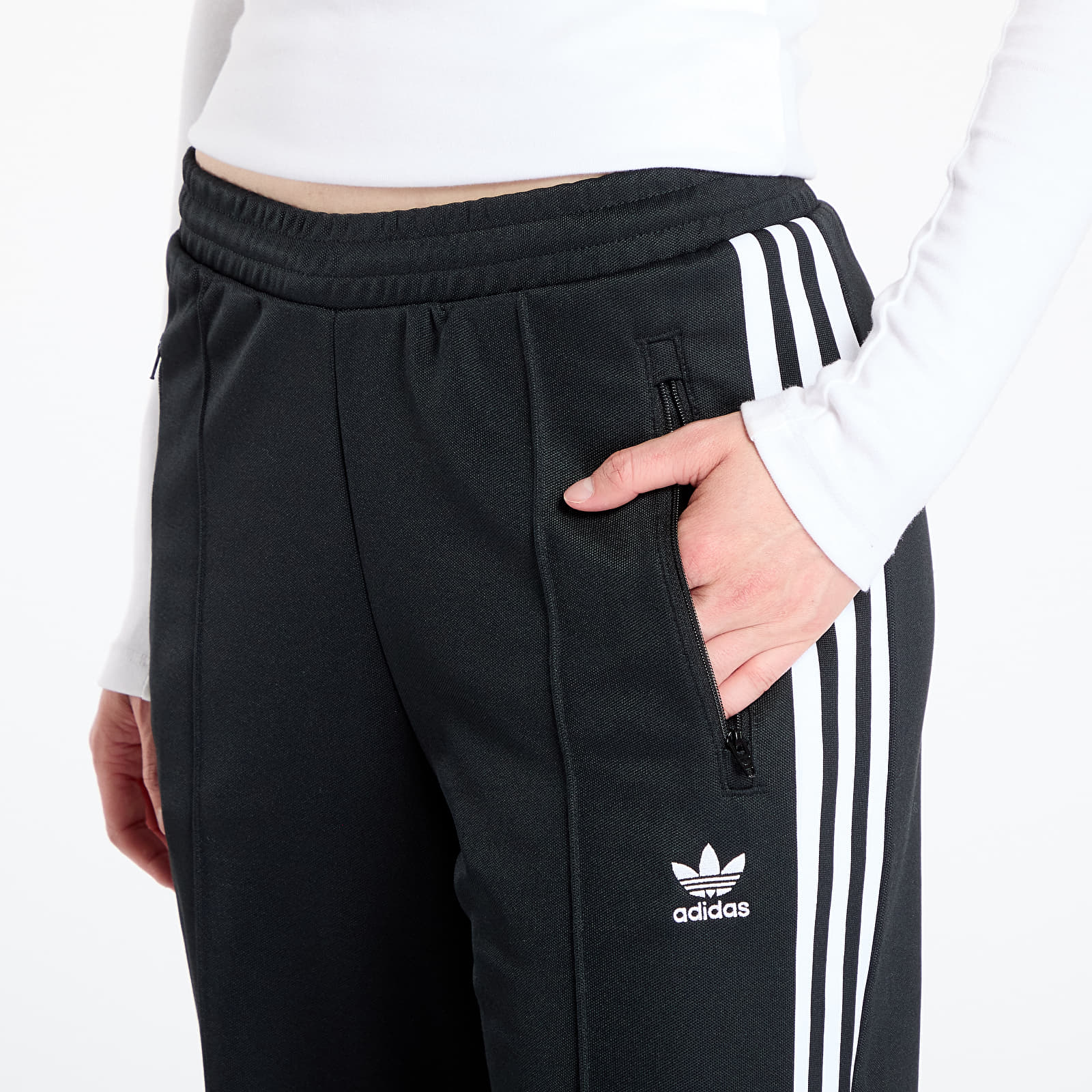 Byxor adidas Beckenbauer Track Suit Pants Black/ White