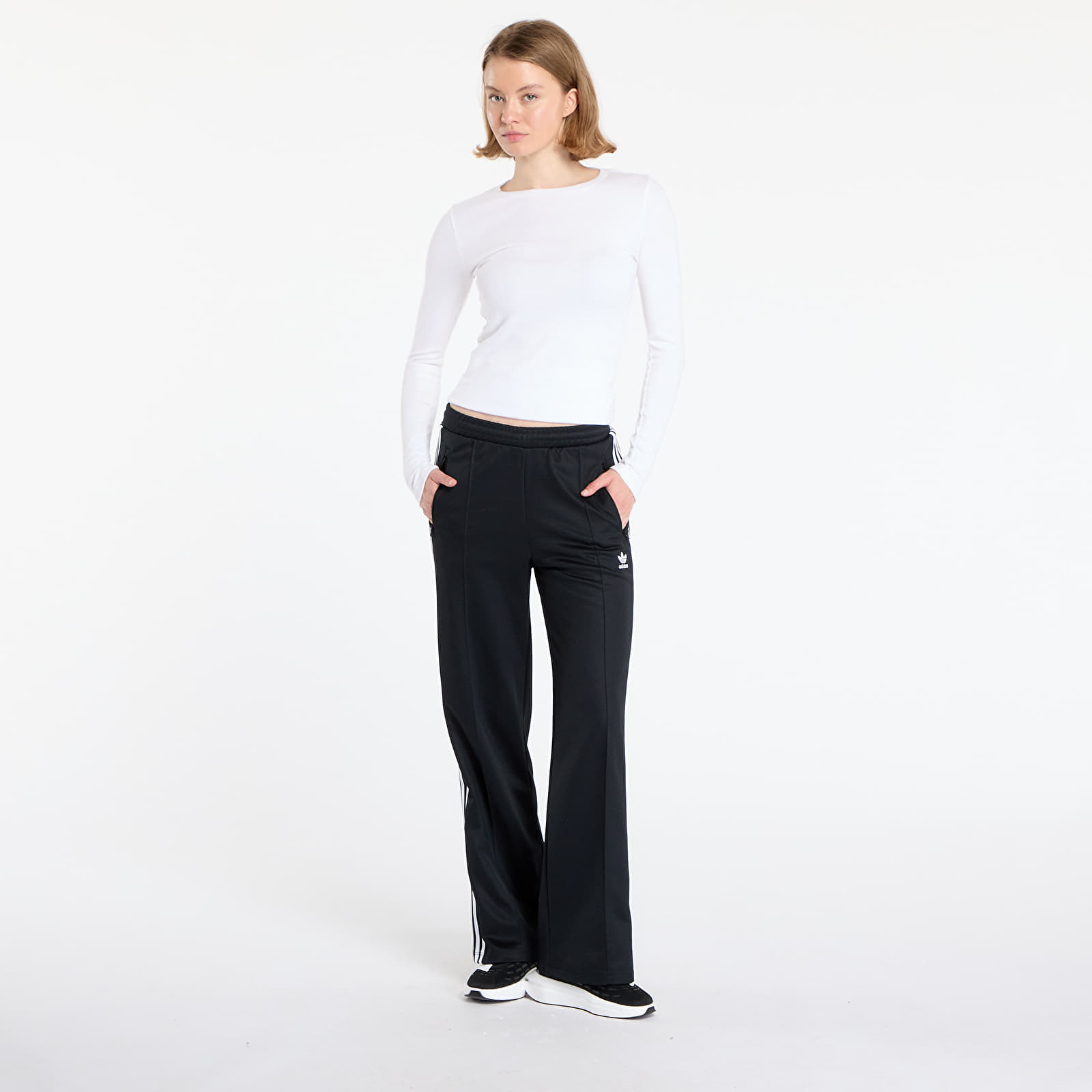 Byxor adidas Beckenbauer Track Suit Pants Black/ White