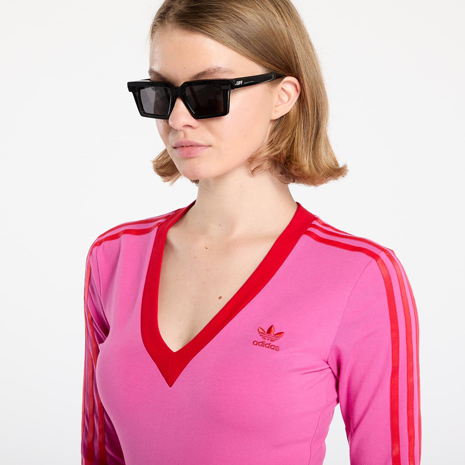 Dresses adidas Adicolor Classics 3-Stripes Maxi Dress Semi Lucid Fuchsia