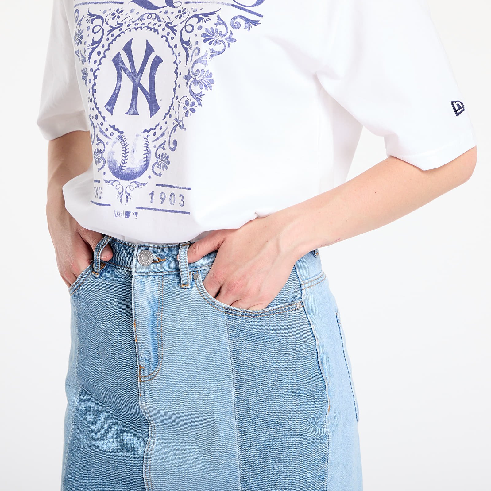 Seelikud Noisy May Skirt Jean Mini Blue Blue