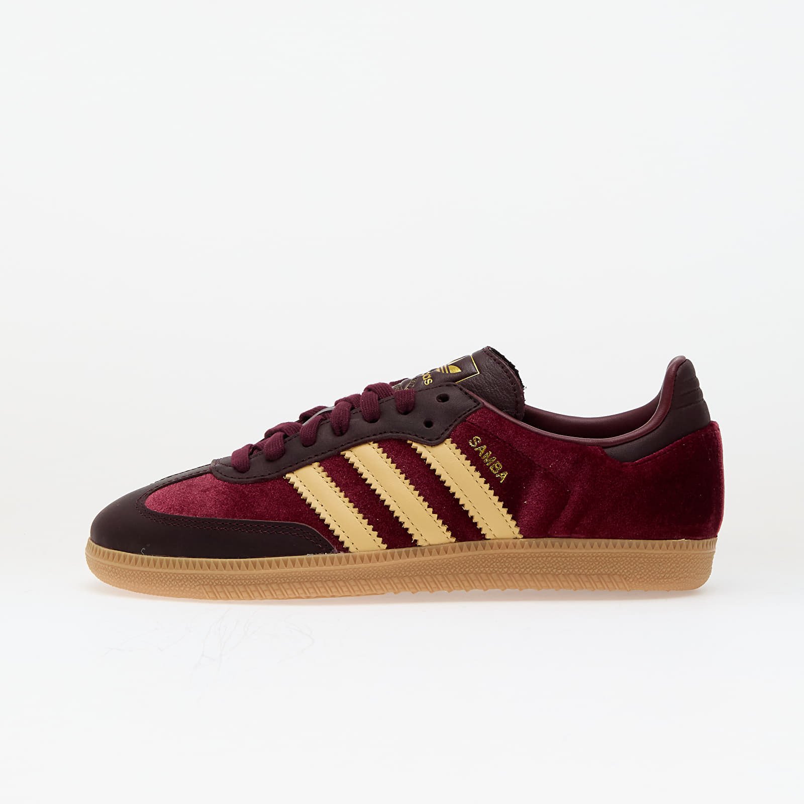 Women's sneakers and shoes adidas Samba OG Shadow Red/ Maroon/ Gum 3