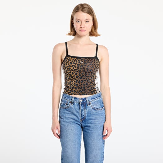 Top adidas Leopard Tank Top Multicolor/ White