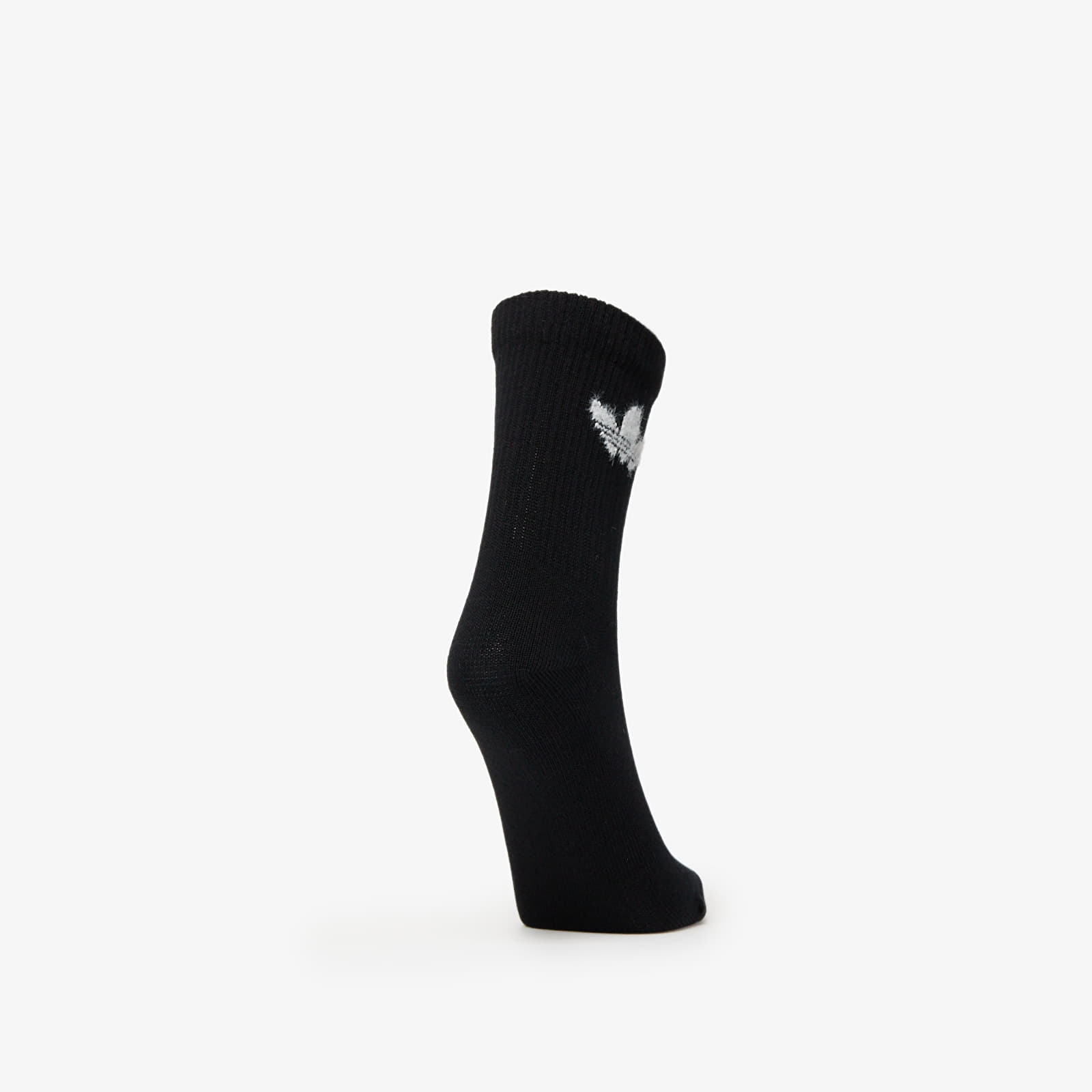 Calcetines para hombre adidas Fluffy Crew Sock 2-Pack Off White/ Black
