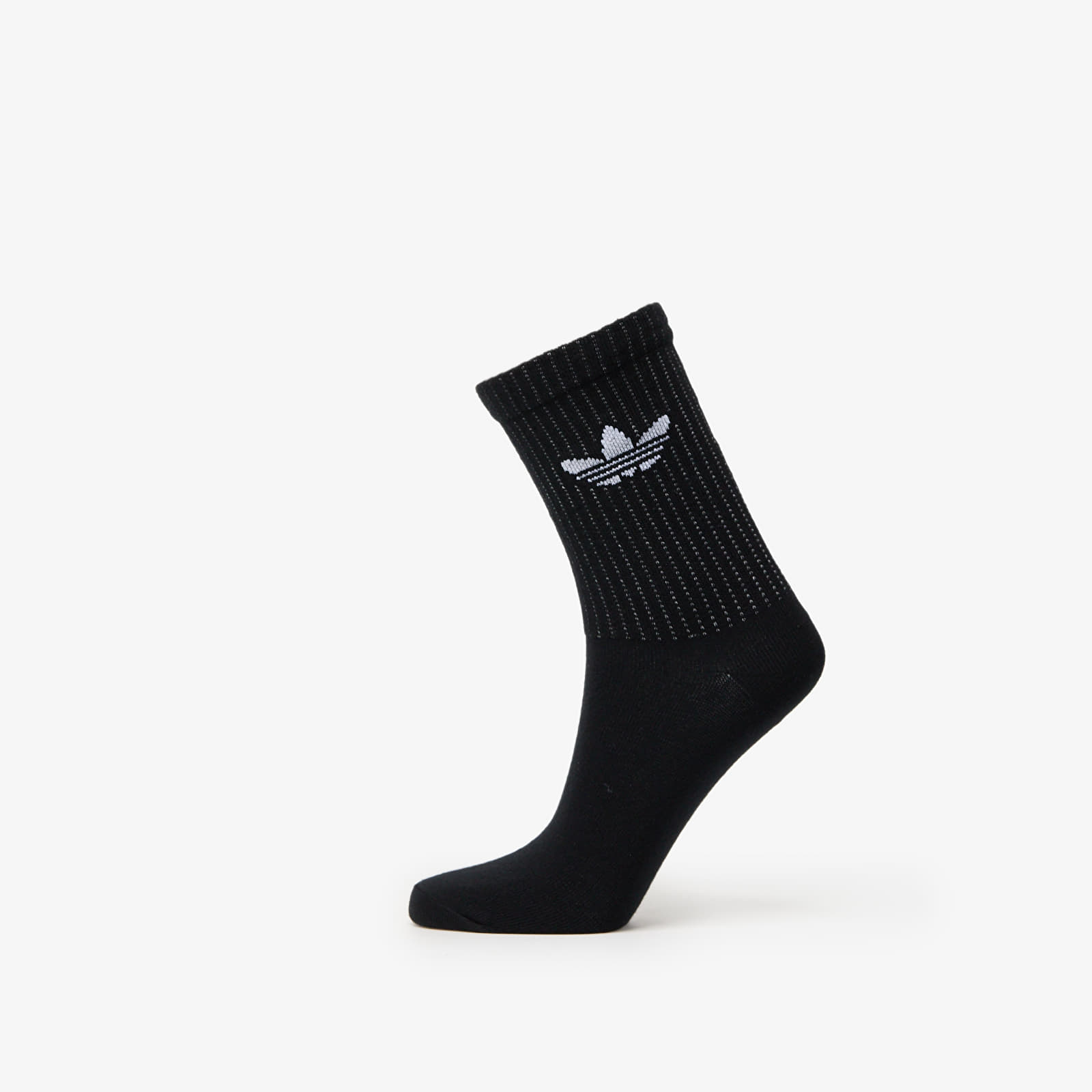 Herresokker adidas Reflective Crew Socks 2-Pack Black/ Reflective Silver/ Putty Mauve