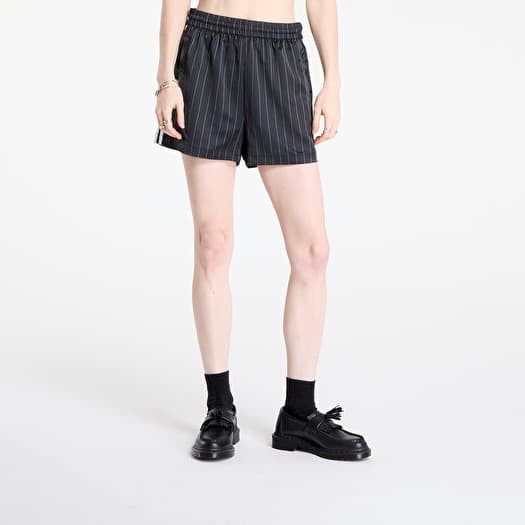 Pantalones cortos adidas Originals Pin-stripe Satin Shorts Black
