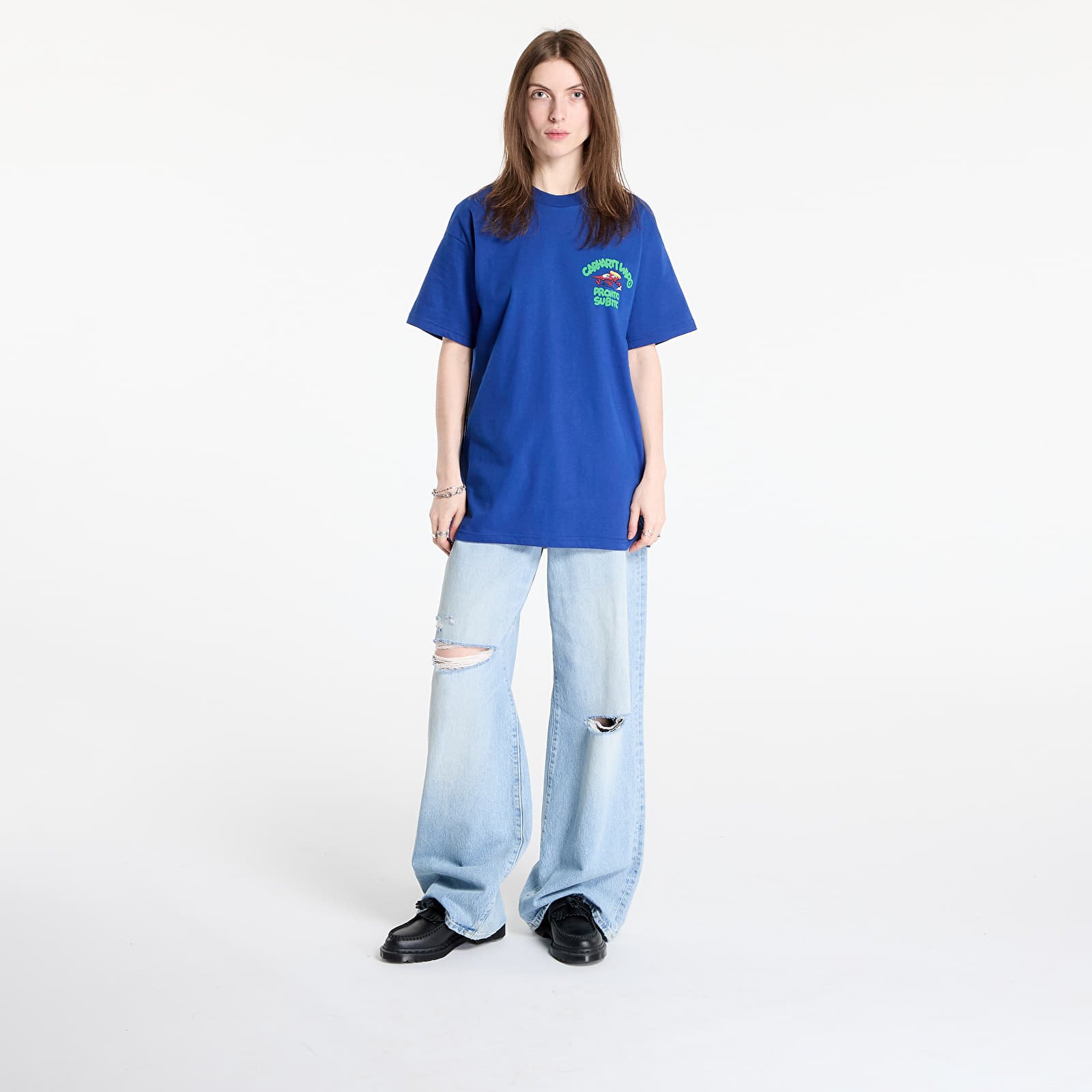 Pánská trička Carhartt WIP S/S Pronto T-Shirt UNISEX Wolfsbane