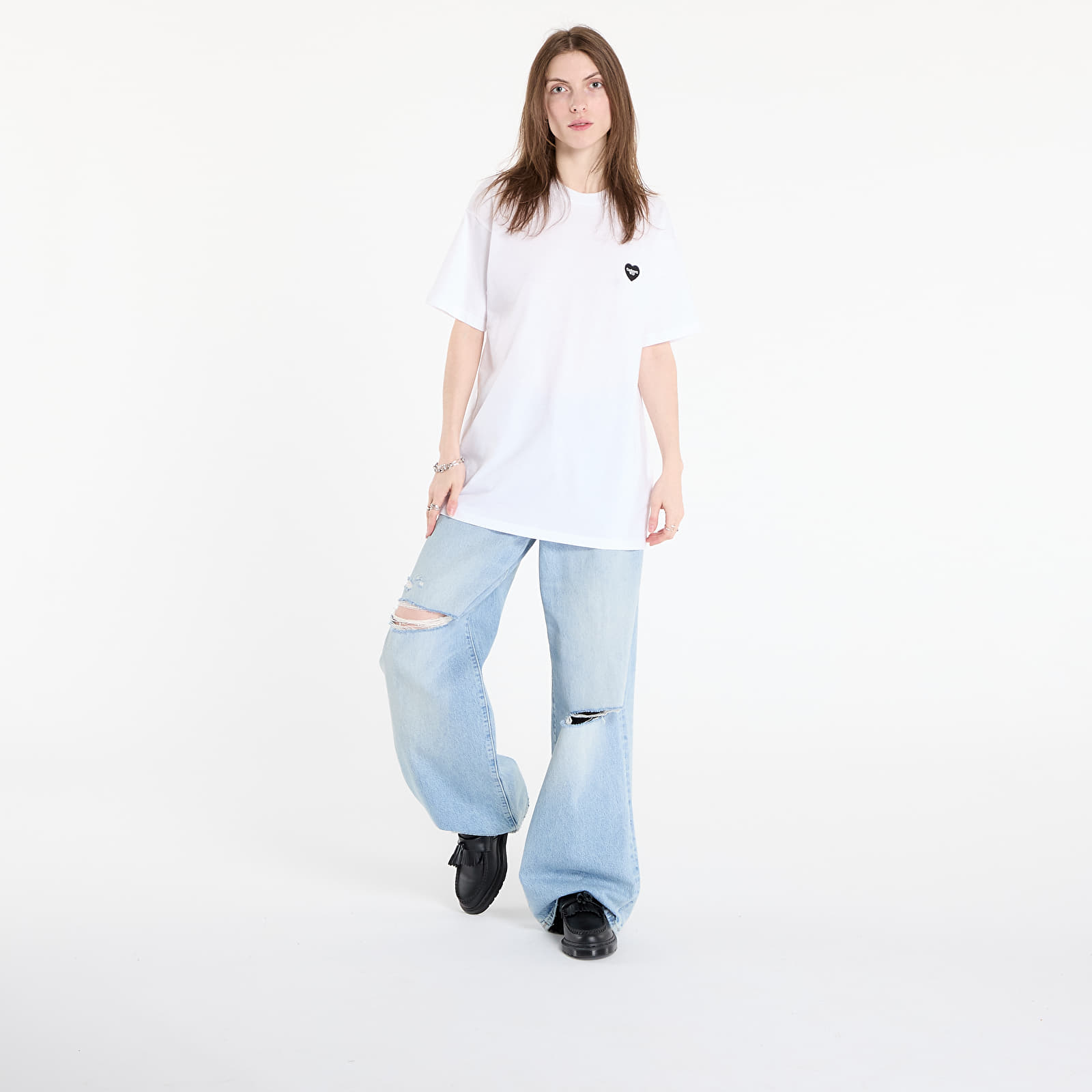 T-Shirts Männer Carhartt WIP S/S Heart II Hartt T-Shirt UNISEX White