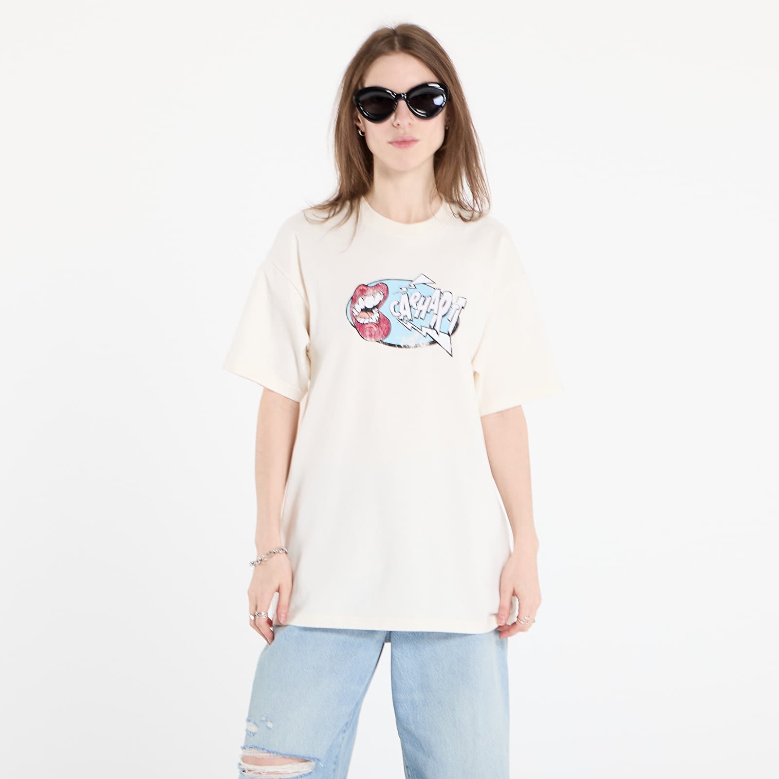 T-Shirts Männer Carhartt WIP S/S Louder T-Shirt UNISEX Wax Heavy Enzyme Wash