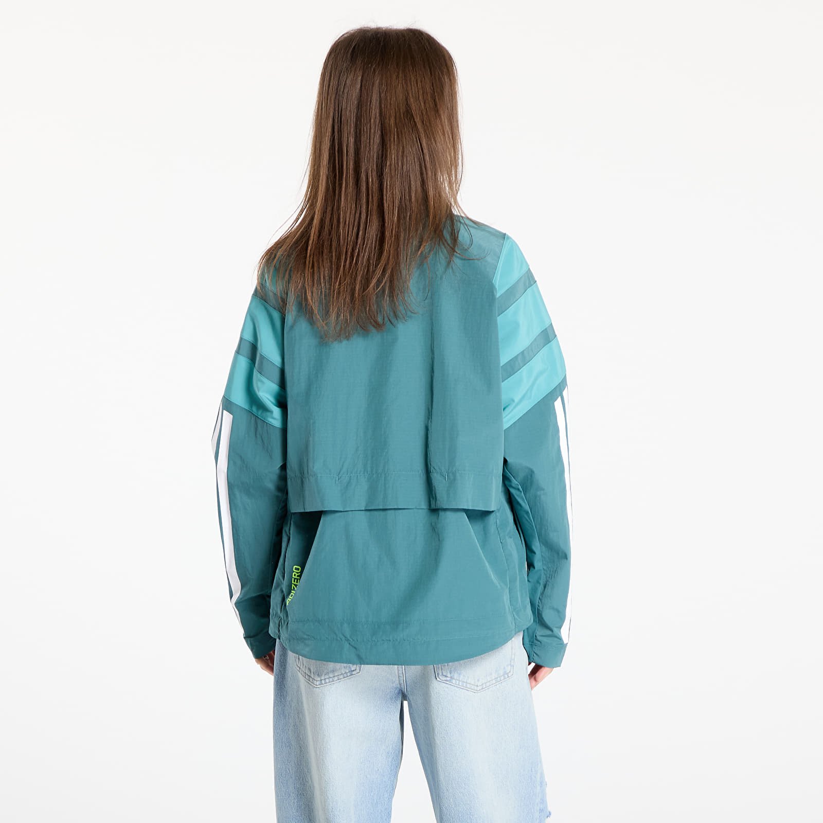 Women's jackets adidas Adizero Archive Running Jacket Preloved Teal/ White