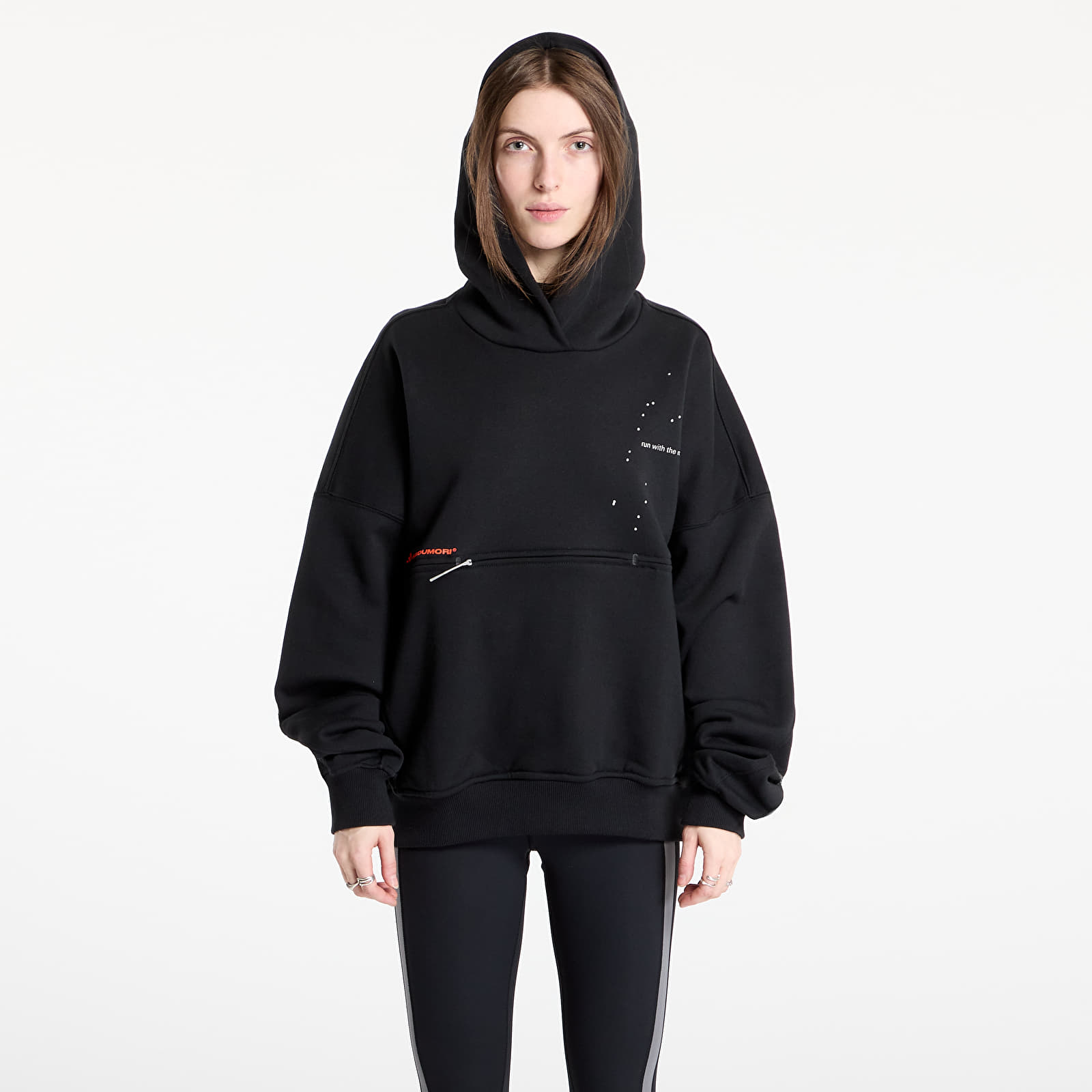 Pánské mikiny adidas Adi365 H.Koumori Running Hoodie UNISEX Black