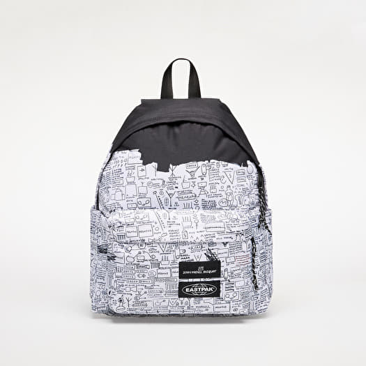 Mochila Eastpak x Basquiat Day Pak'r Pegasus Backpack Black/ White